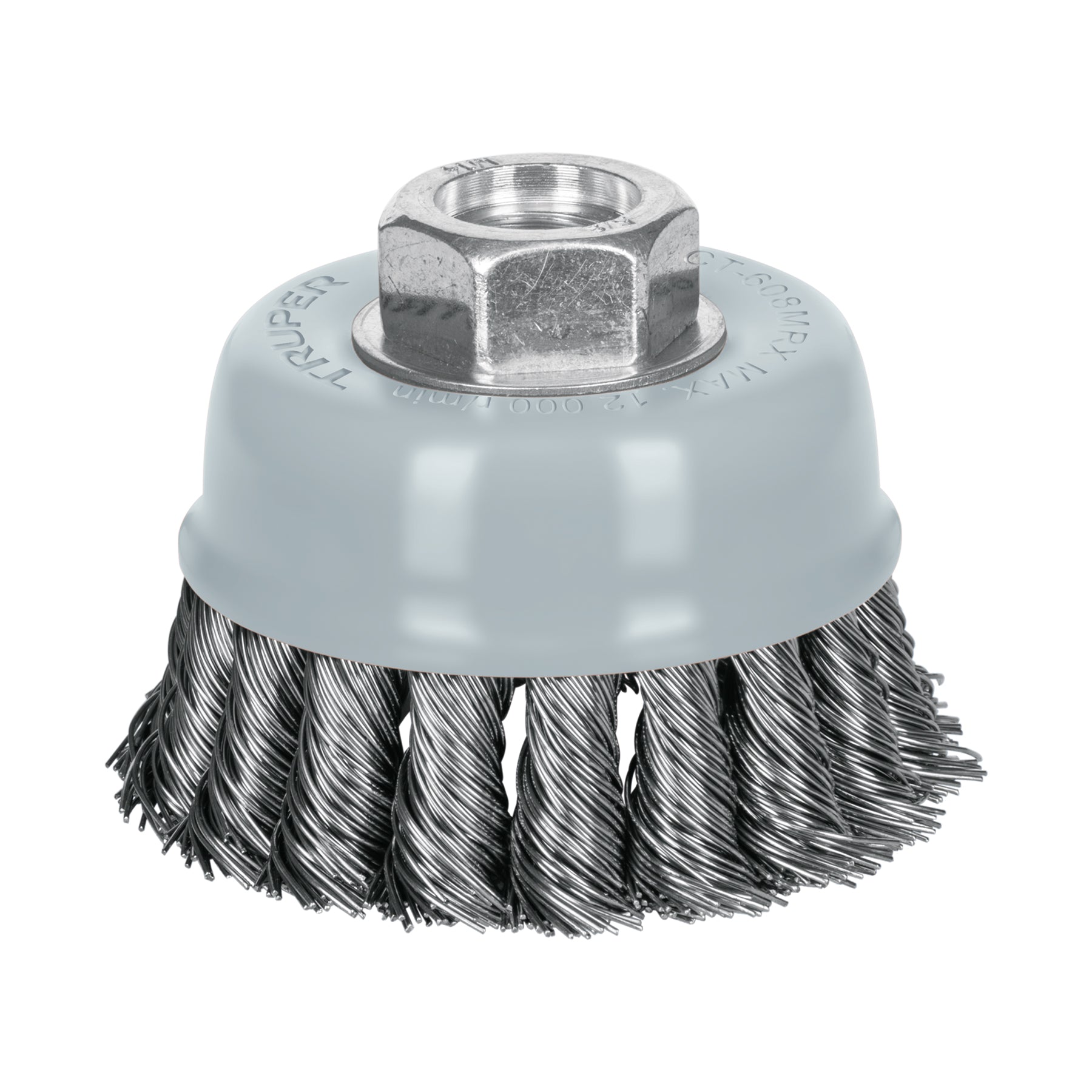Carda Copa Alambre Trenzado Grueso Multi-Rosca Truper 3"
