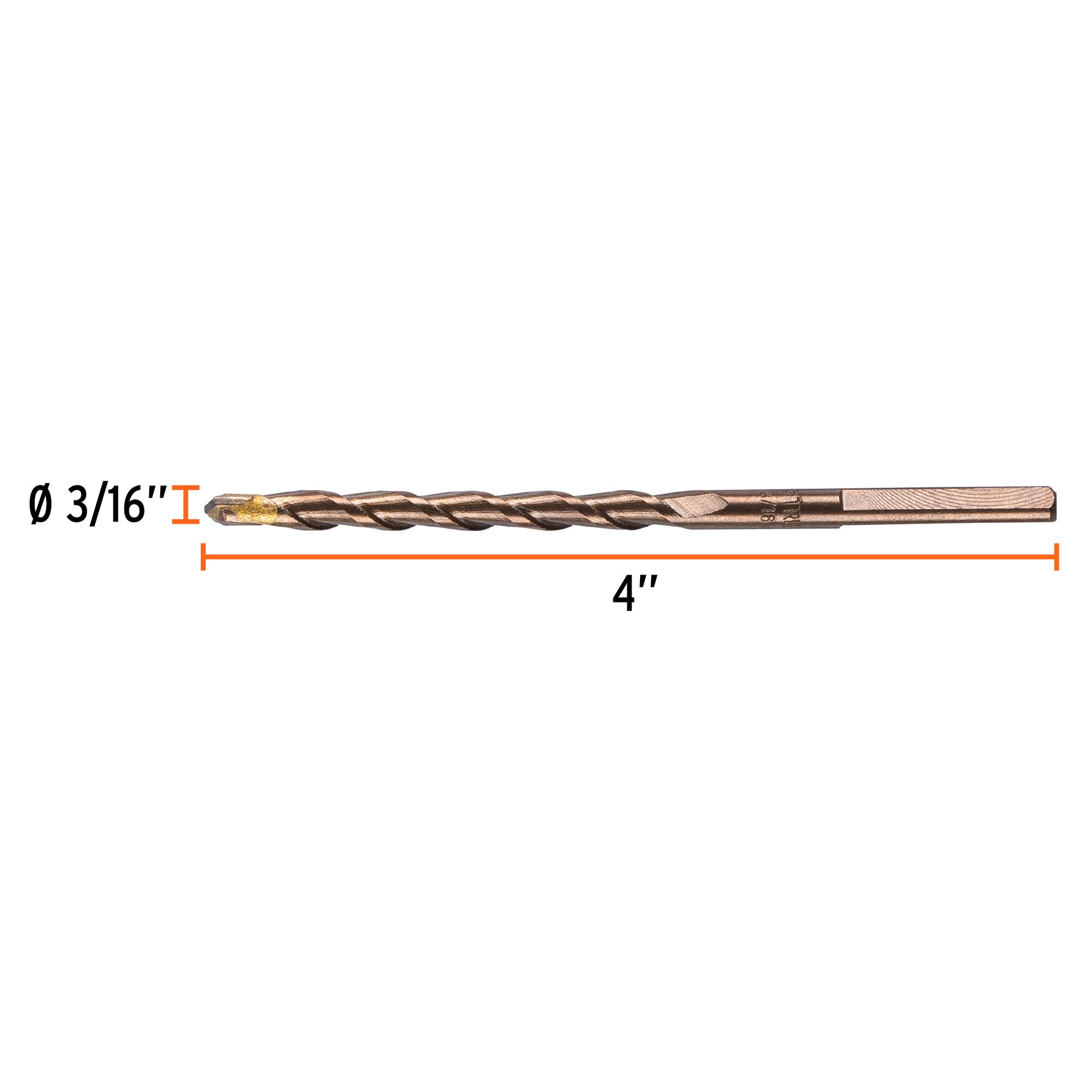Broca para Concreto Truper 3/16" X 4"