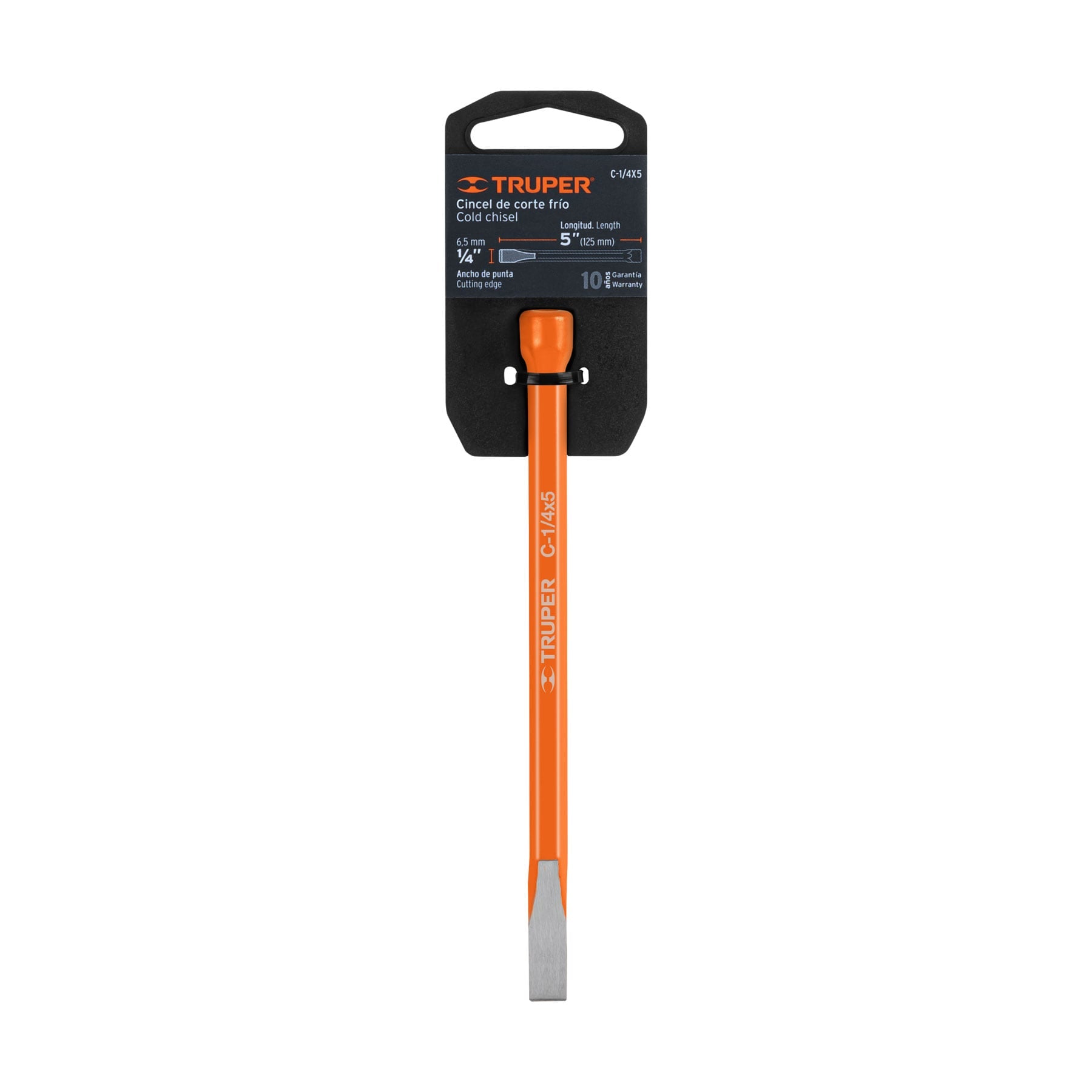 Cincel de Corte Frio Truper 1/4" x 5"