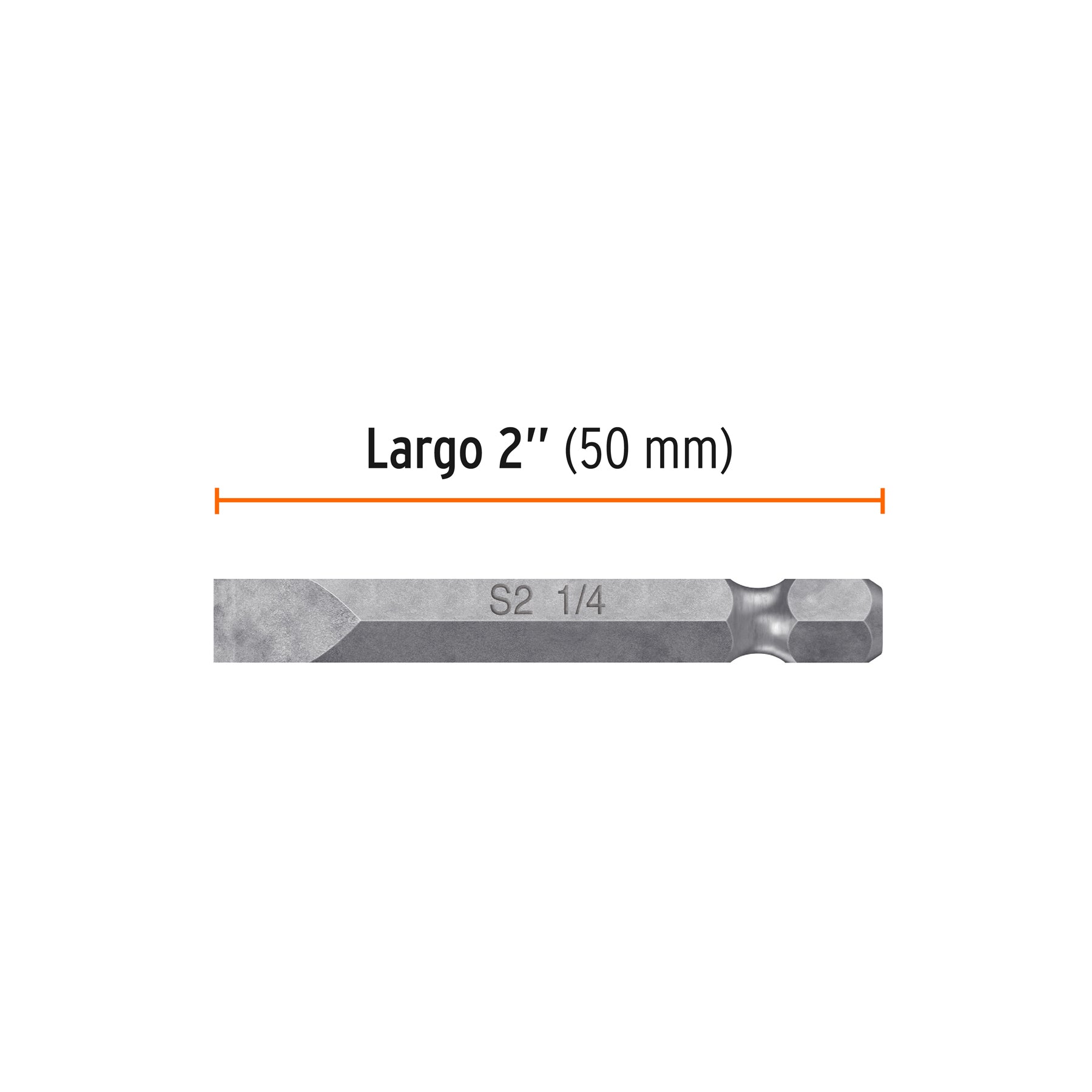 Puntas Planas 1/4" X 2" Truper