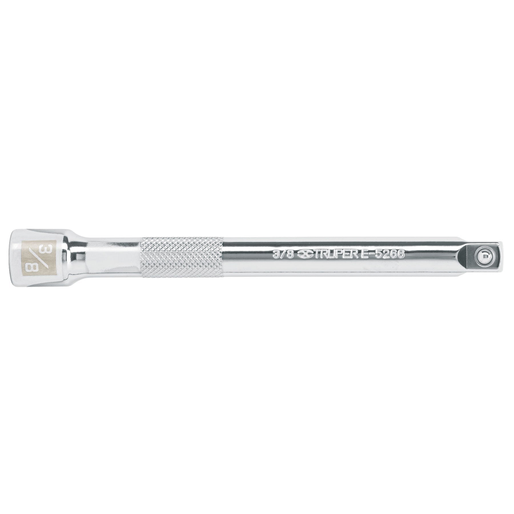 Extension para Matraca Cuadro 3/8" Truper Largo 6"