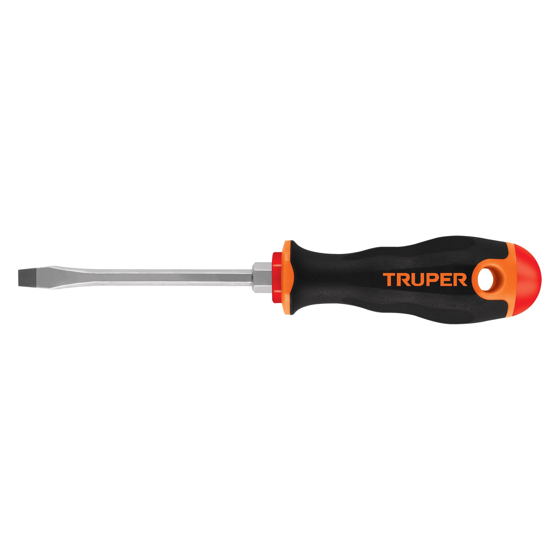 Desarmador Mango Comfort Grip Truper Plano 1/4" X 4"