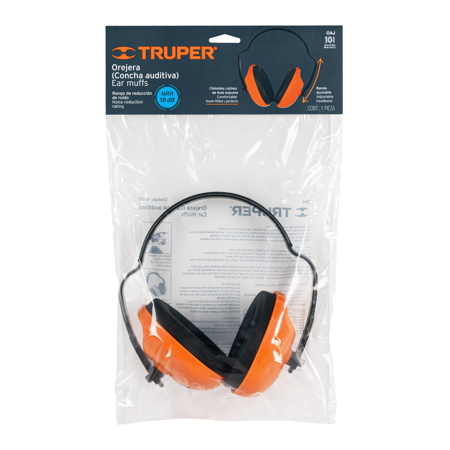 Orejera Ajustable Truper
