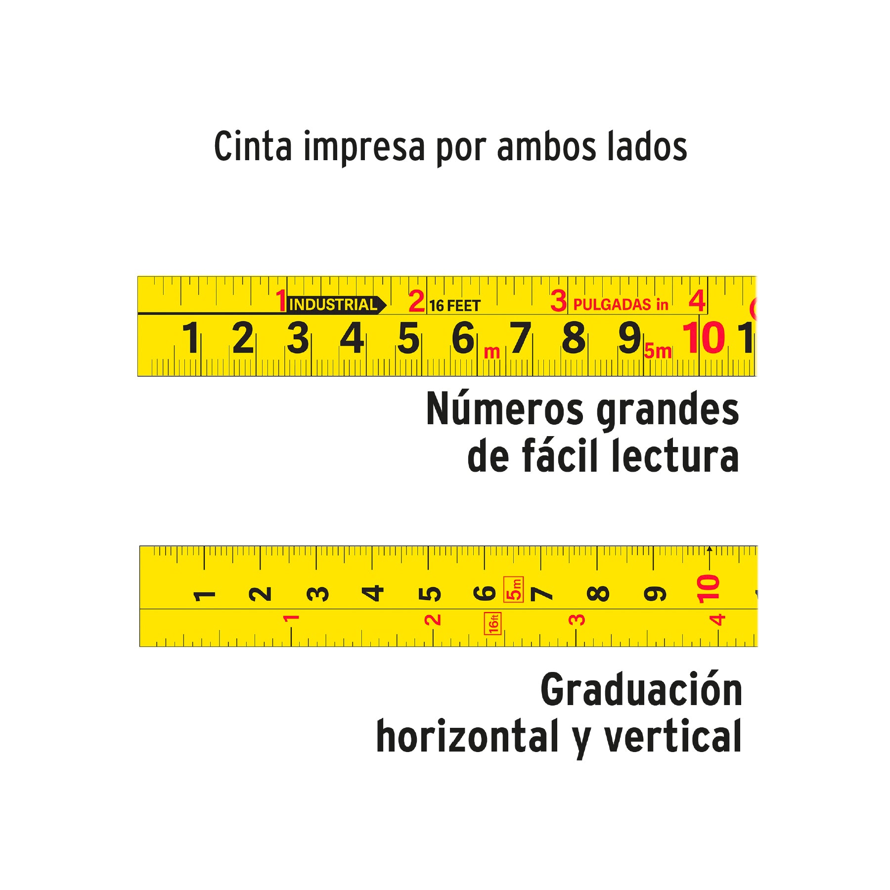 Flexometro 5 Metros Gripper Resiste Impactos Truper
