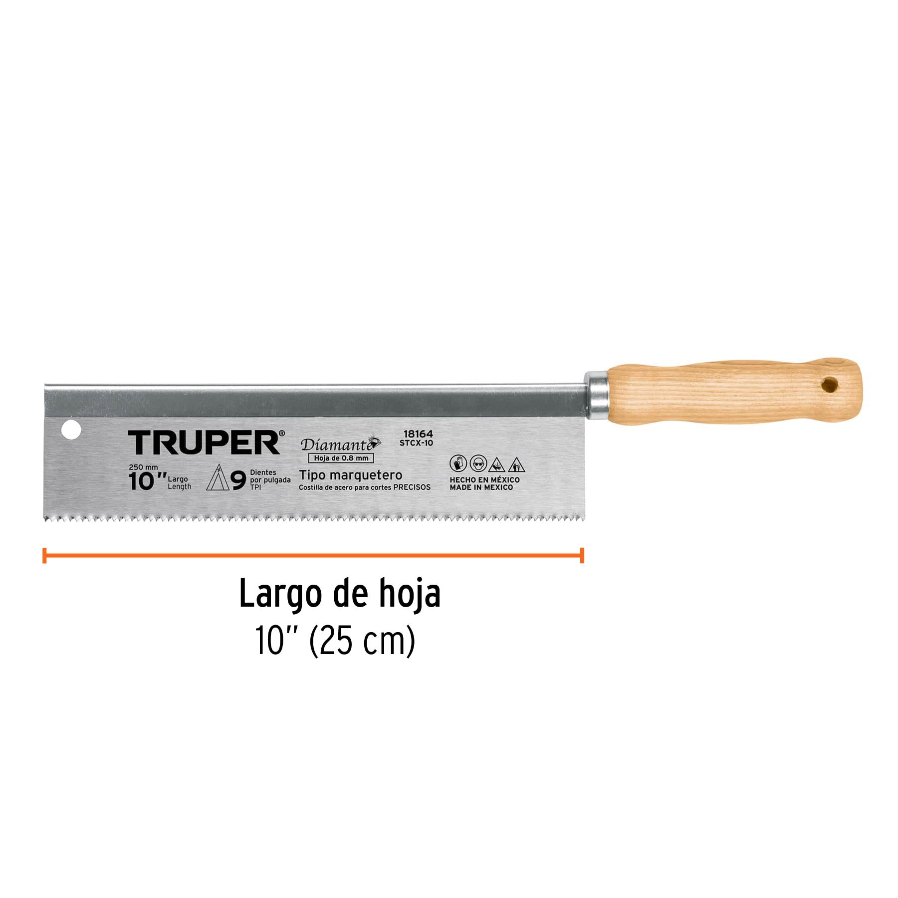 Serrucho Tipo Marquetero Diamante Truper