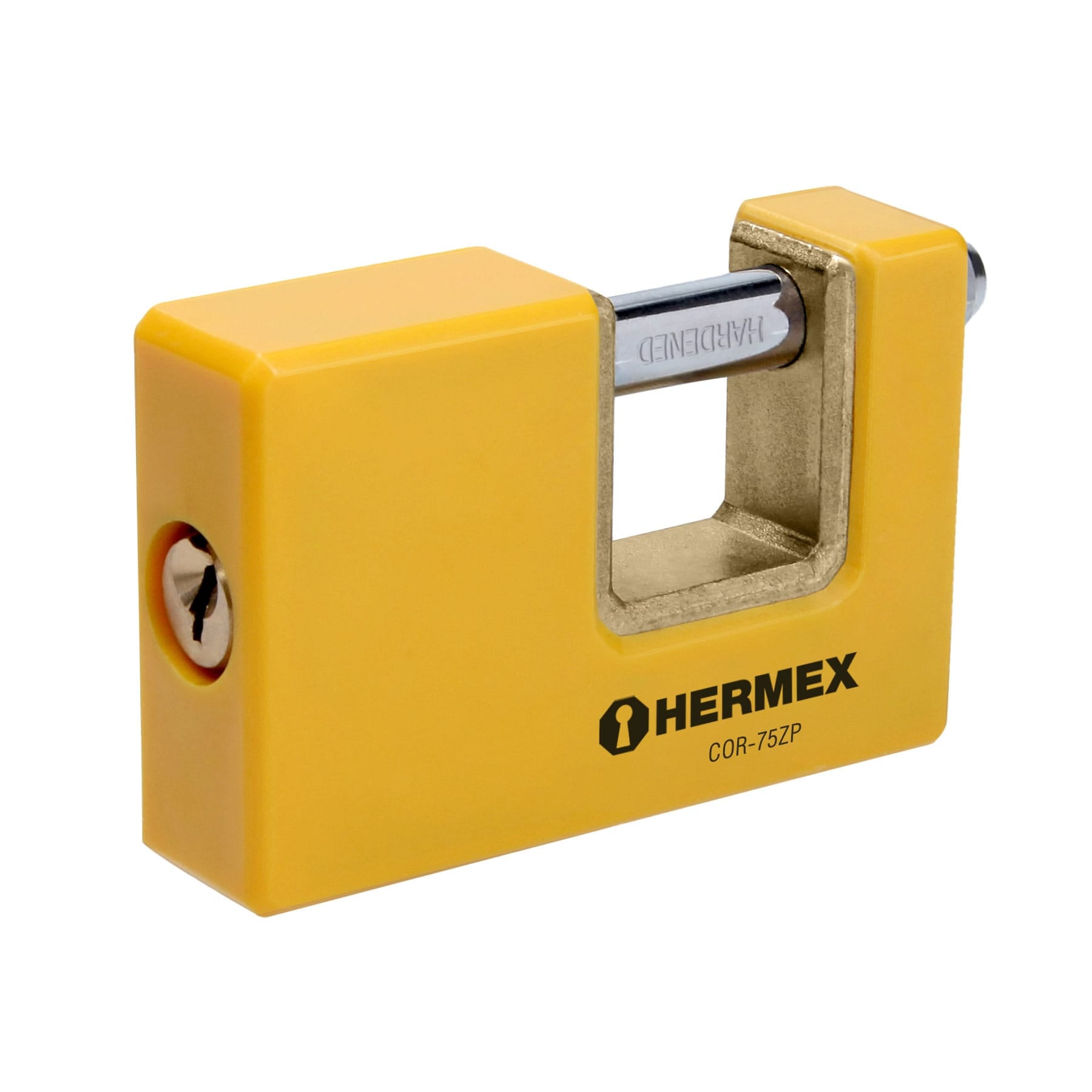 Candado para Cortina 75 mm Cuerpo Metálico Hermex