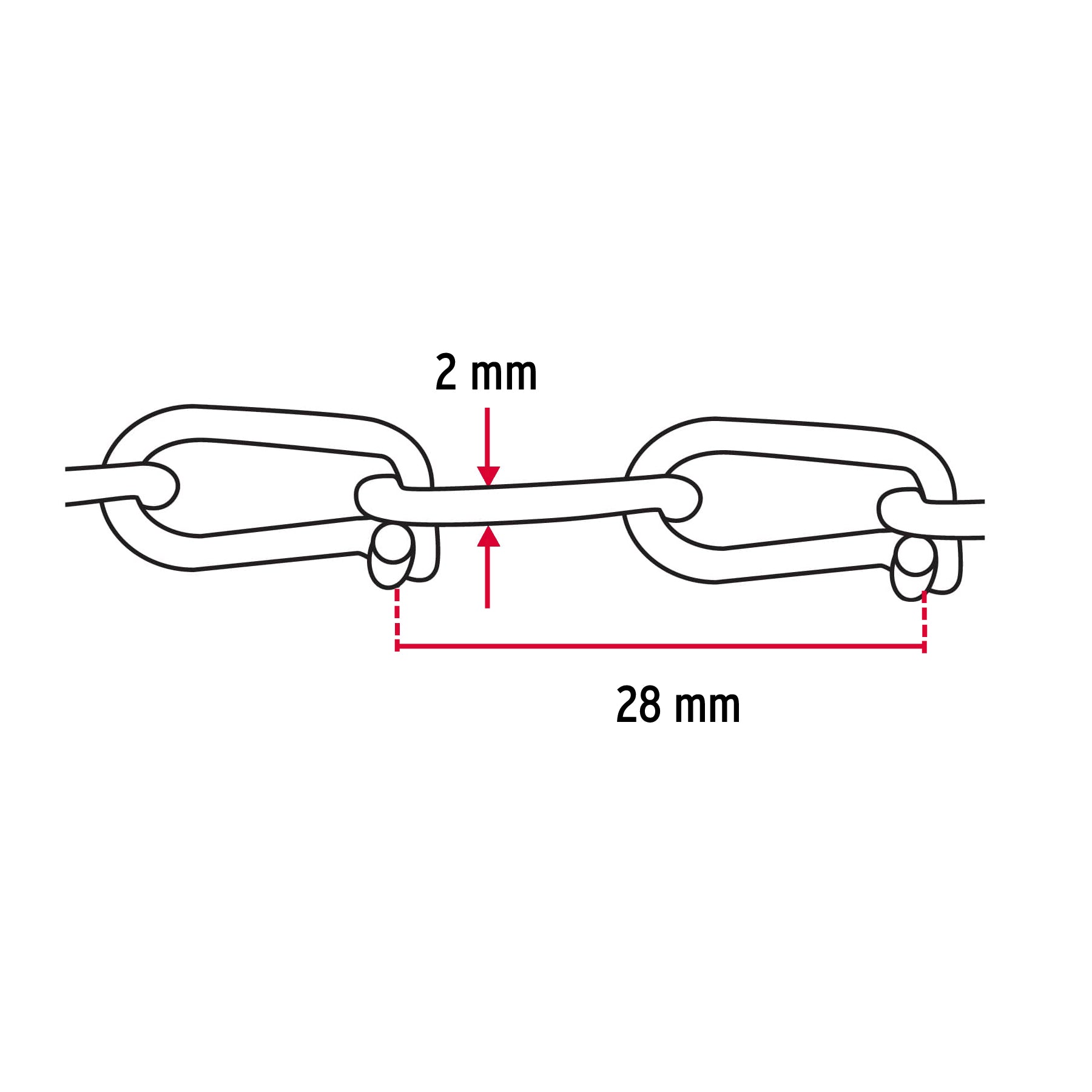 Cadena Tipo Victor Fiero 2.0 mm
