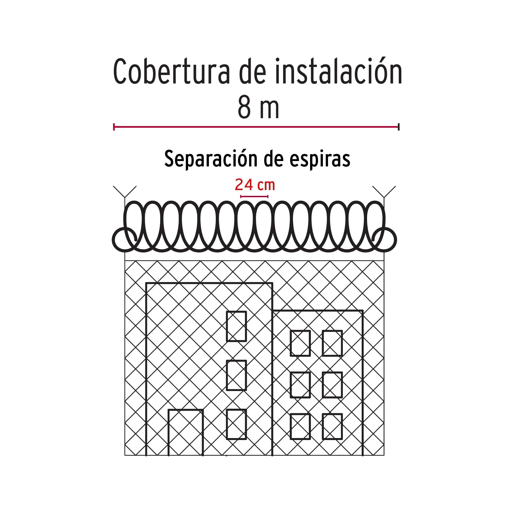Concertina Alta Seguridad 8 Metros Fiero