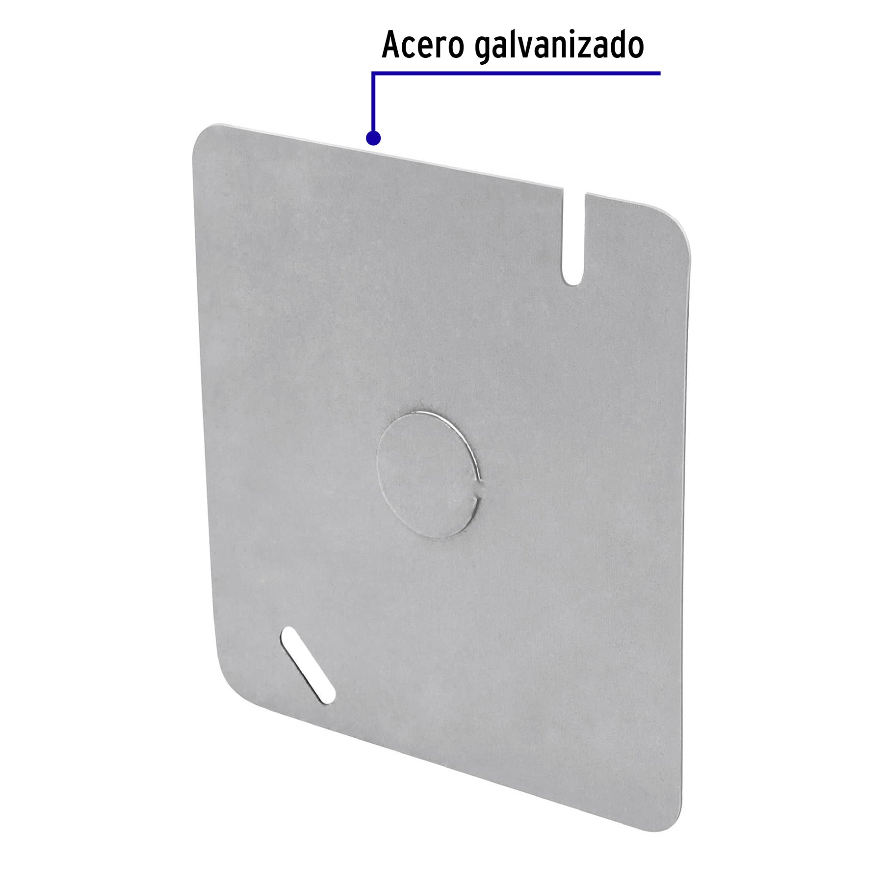 Tapa Cuadrada Galvanizada 4" X 4" Volteck