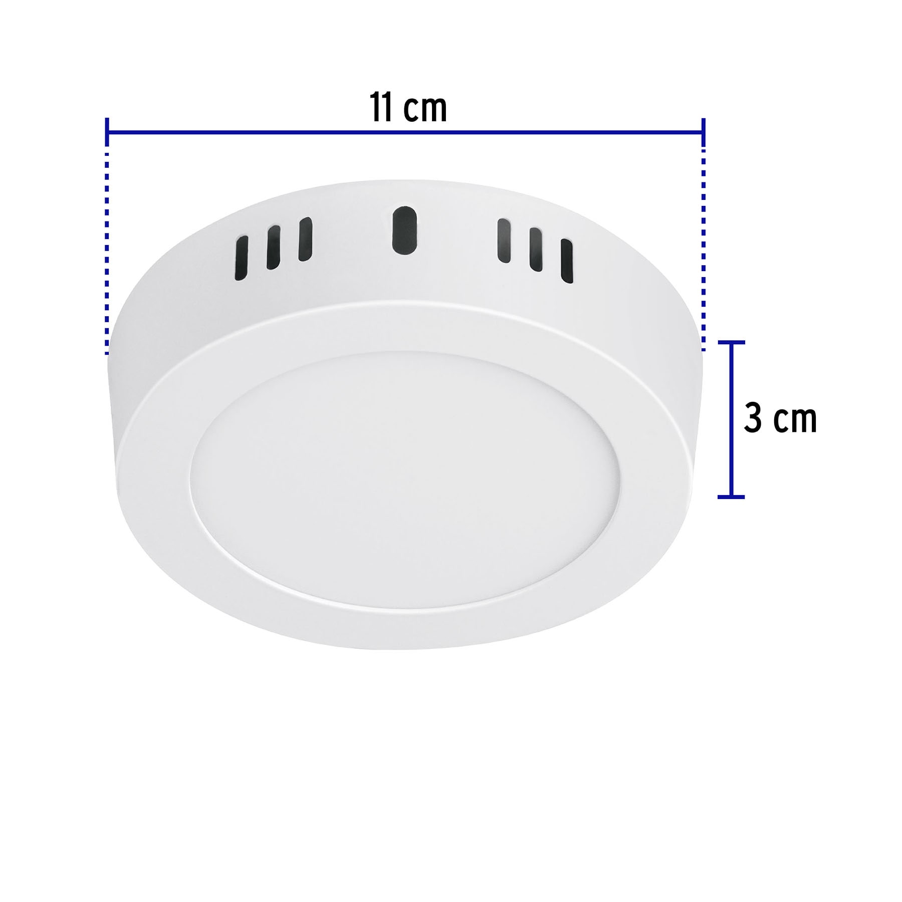 Luminario de Sobreponer LED Redondo Volteck 6 Watts Luz de Dia