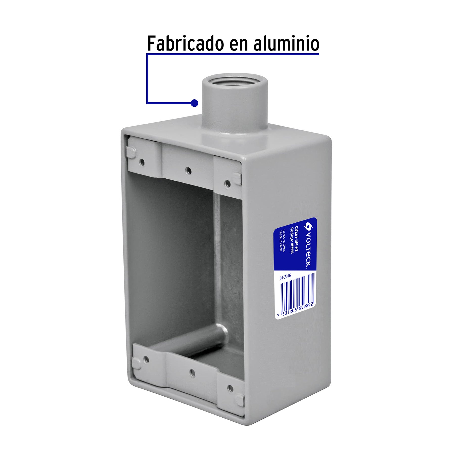 Condulet Tipo FS 3/4" (19 mm) Volteck