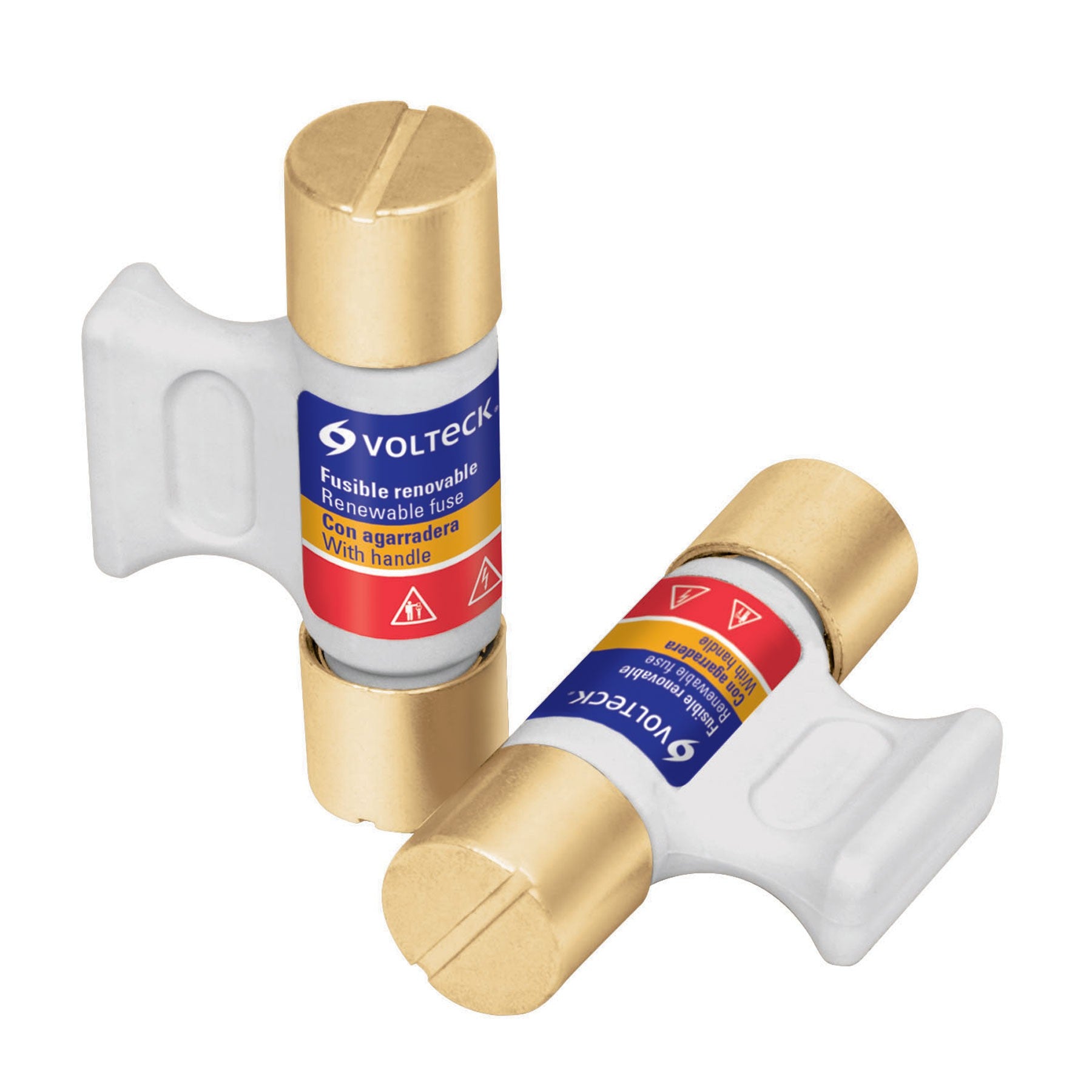 Blister con 2 Fusibles 30 Amperes 250 V con Agarradera Volteck