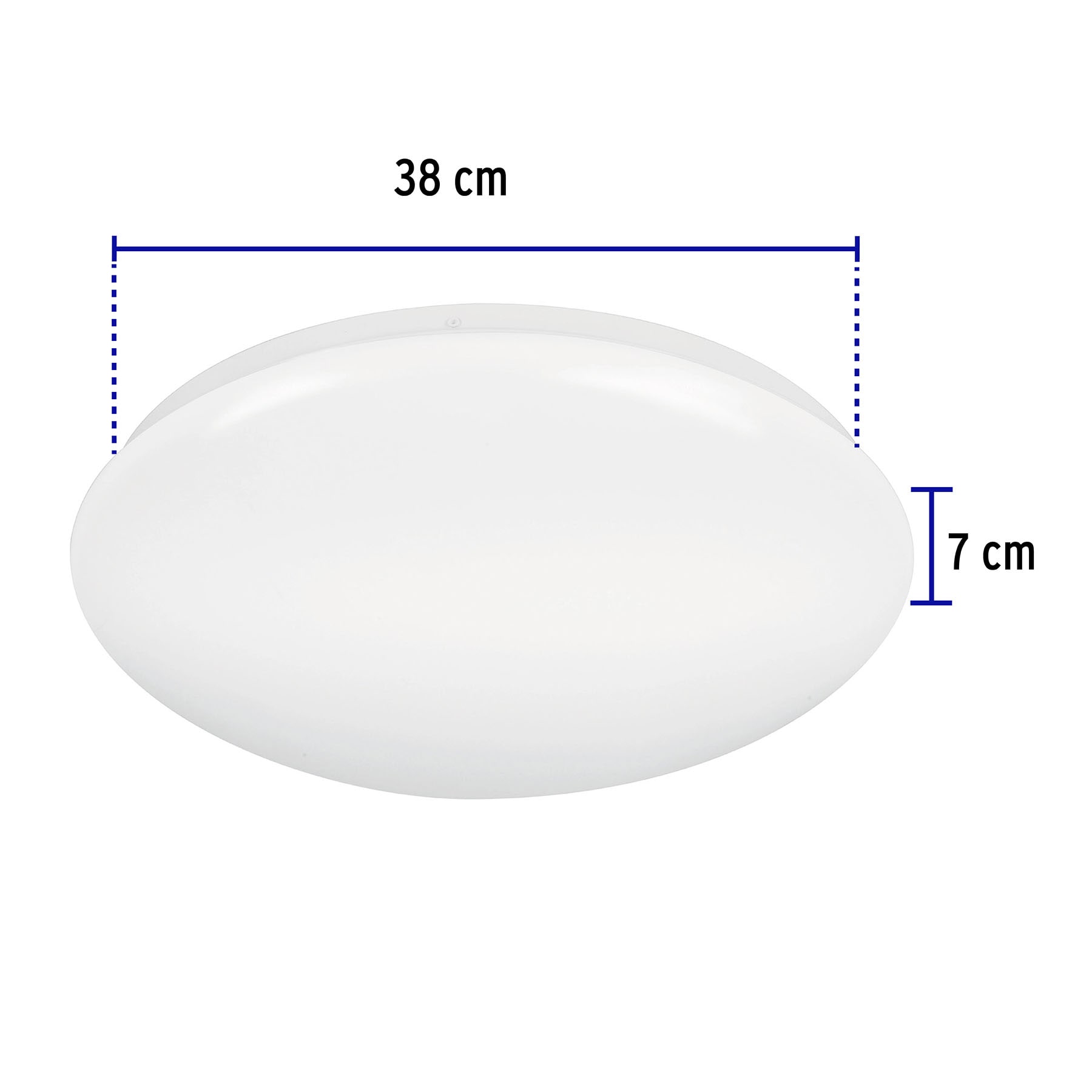Luminario Sobreponer Tipo Plafon Luz de Dia LED Volteck 22 Watts