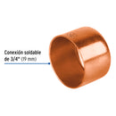 Tapon Capa Cobre  3/4" (19 mm) Basic Copperflow