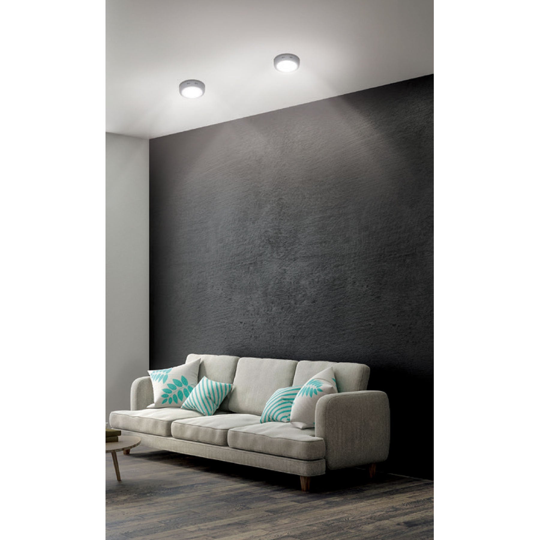 Luminario de Sobreponer LED Redondo Volteck 24 Watts Luz Calida