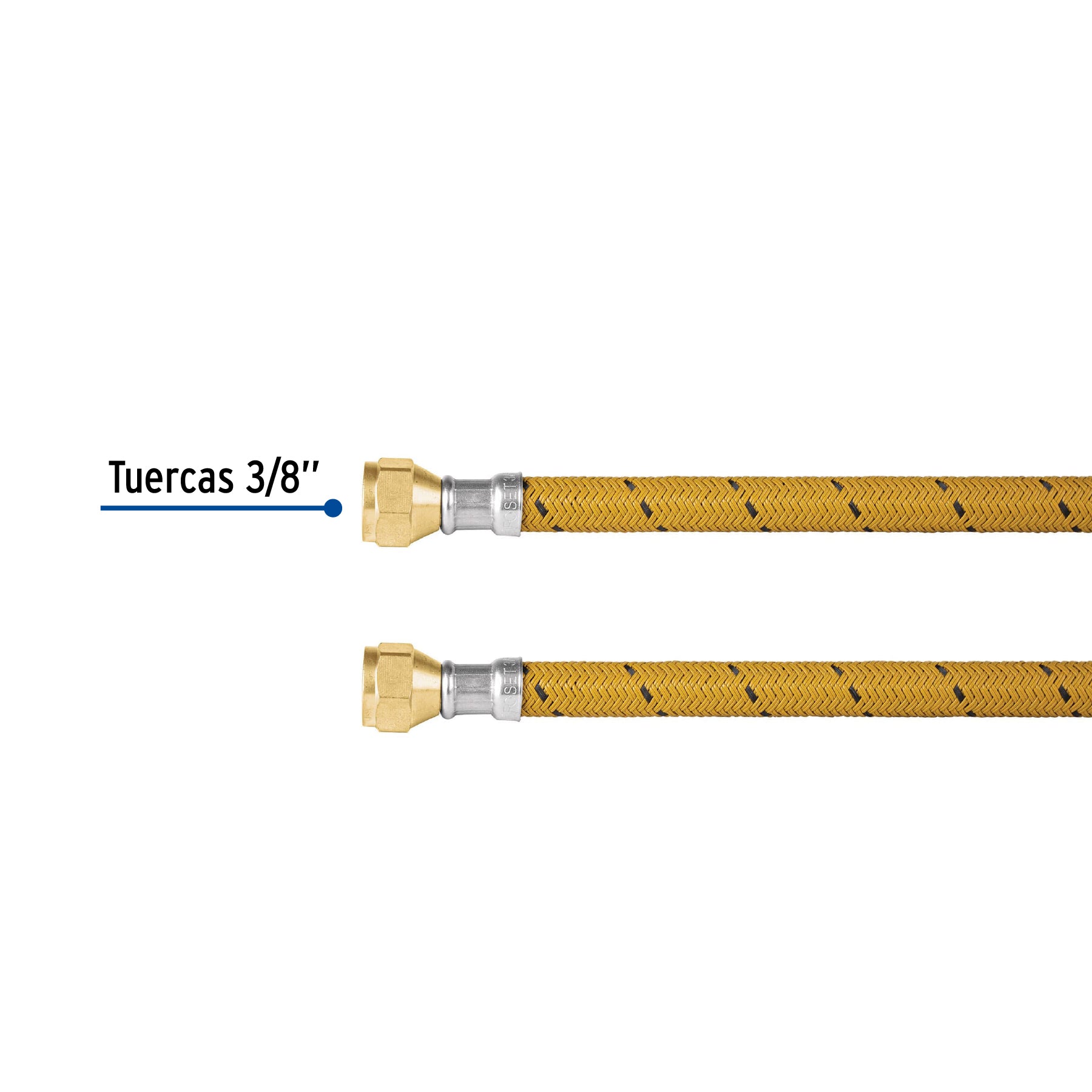 Conector Flexible para Gas Vinilo Foset 300 cms
