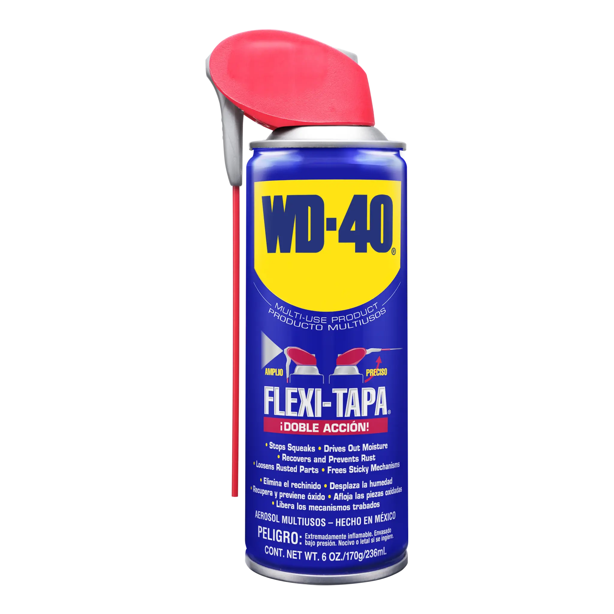 Lubricante Aflojatodo WD-40 Flexitapa 6 oz