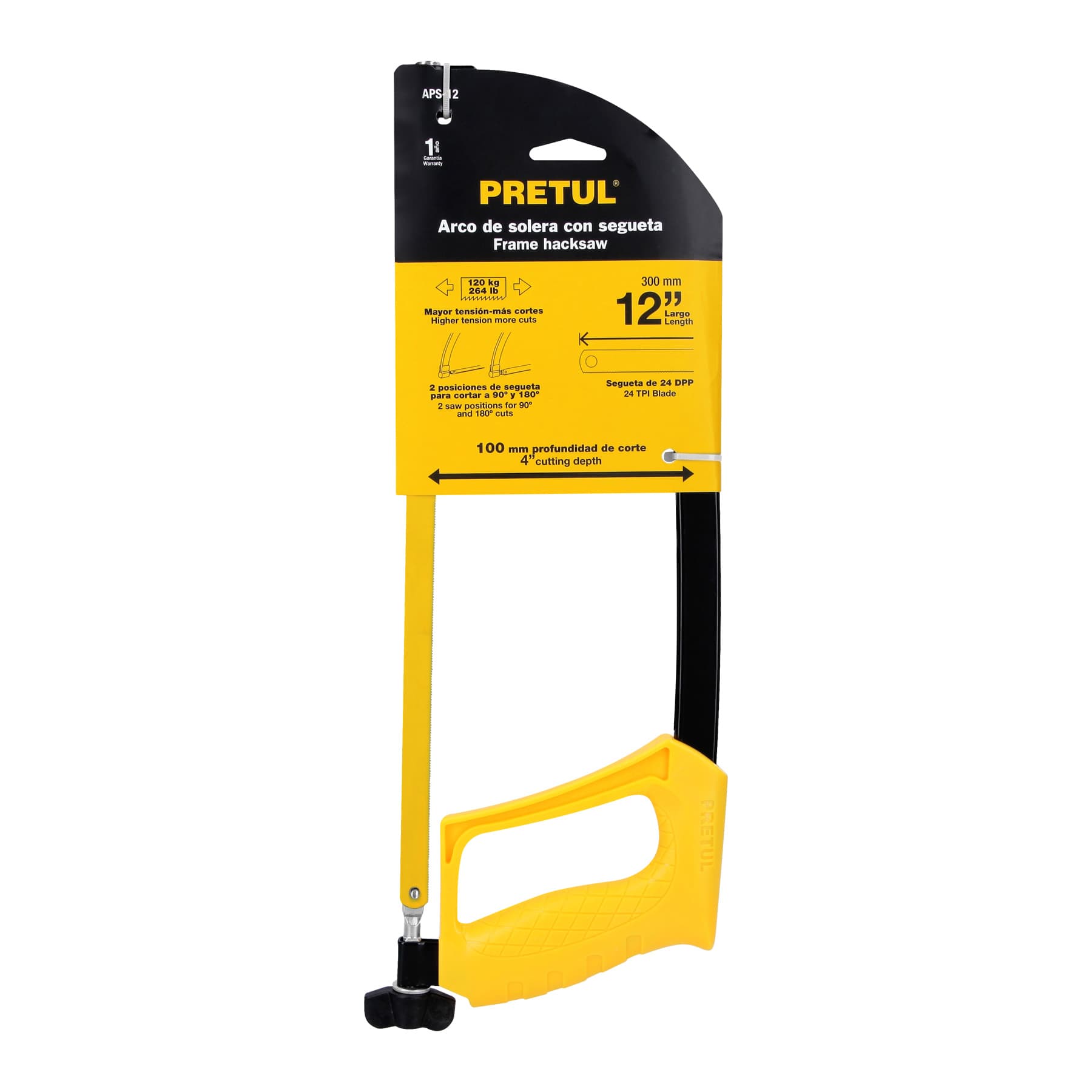 Arco para Segueta 12" Solera Pretul