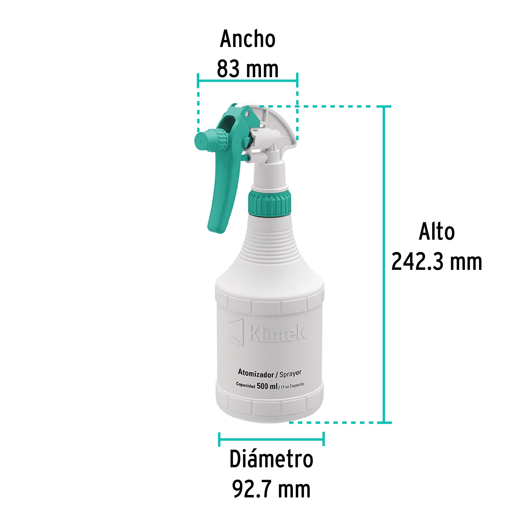 Atomizador de 1/2 Litro Klintek