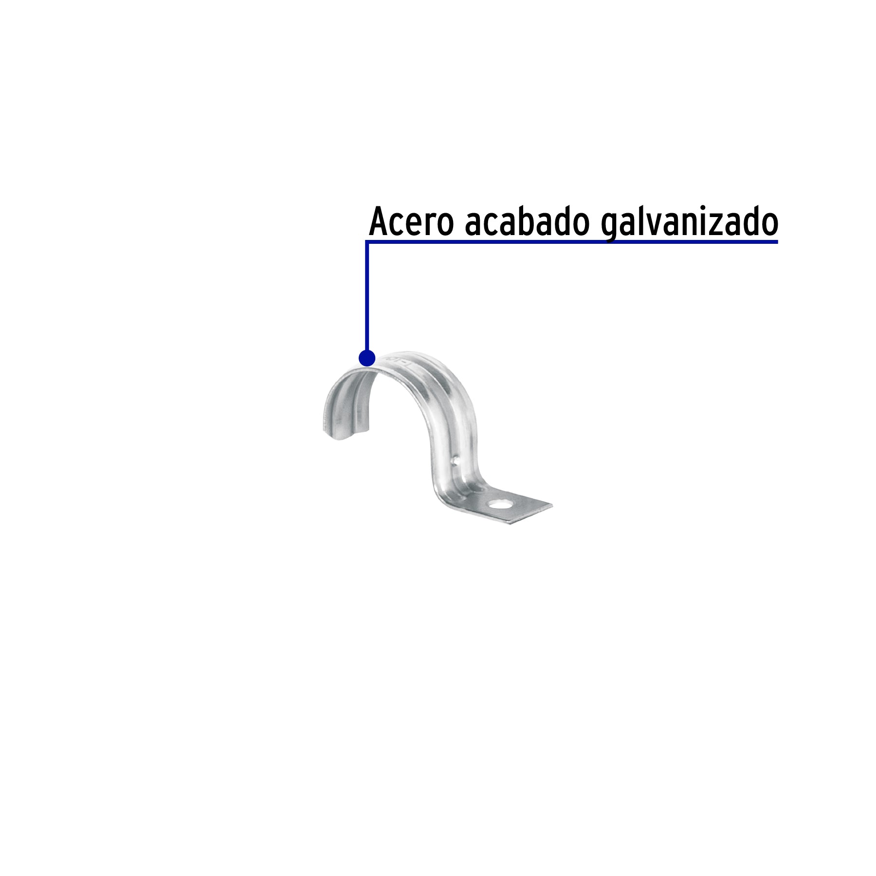 Abrazadera Uña Volteck 1"1/4 (32 mm) por Pieza