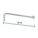 Brazo Cromado Recto con Chapeton para Regadera 50 cm Foset Tubig