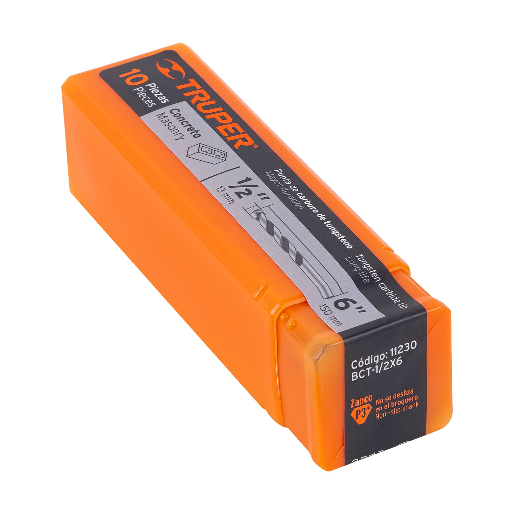 Broca para Concreto Truper 1/2" X 6"