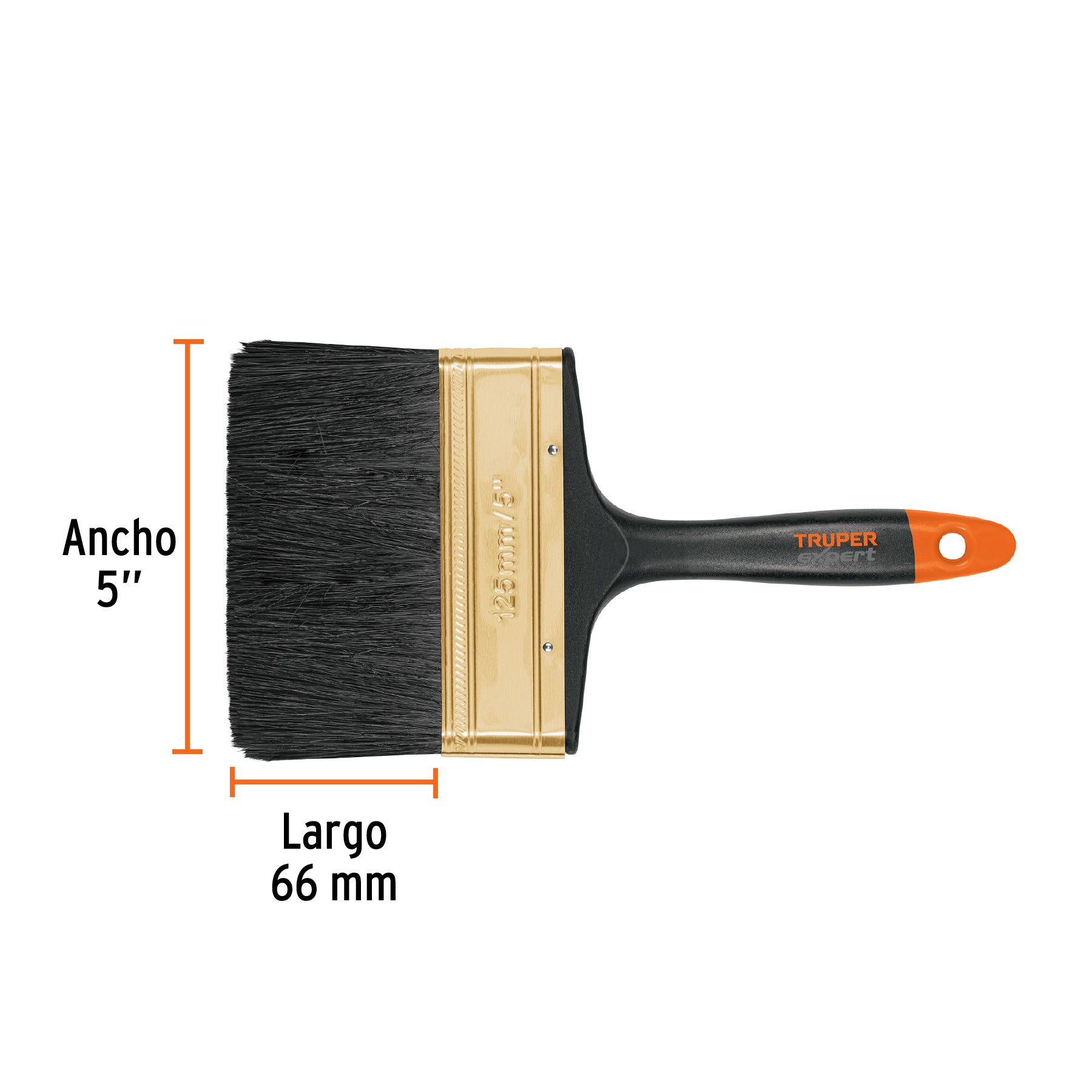 Brocha Profesional Mango de Plastico Truper 125 mm (5")