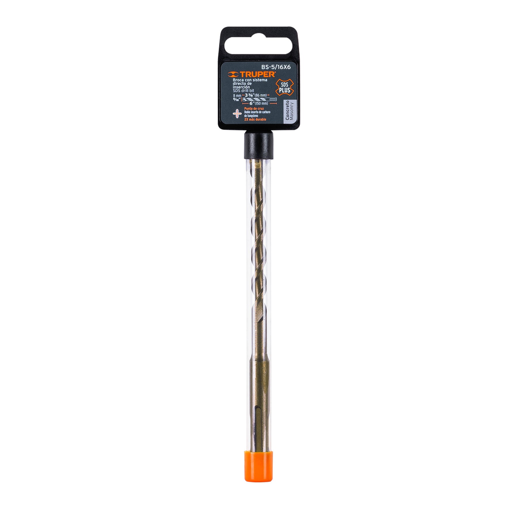 Broca para Concreto SDS Plus Truper 5/16" X 6"