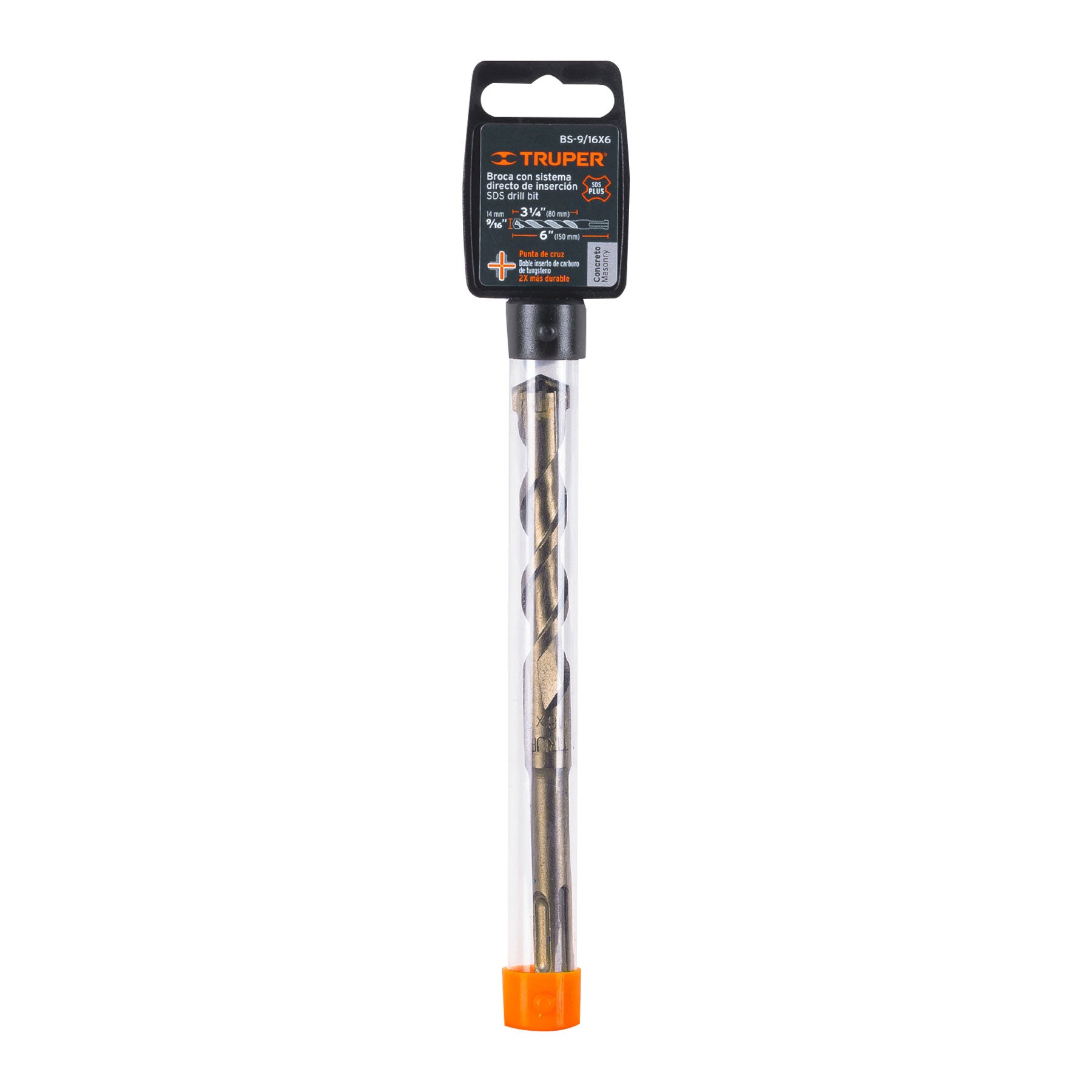 Broca para Concreto SDS Plus Truper 9/16" X 6"
