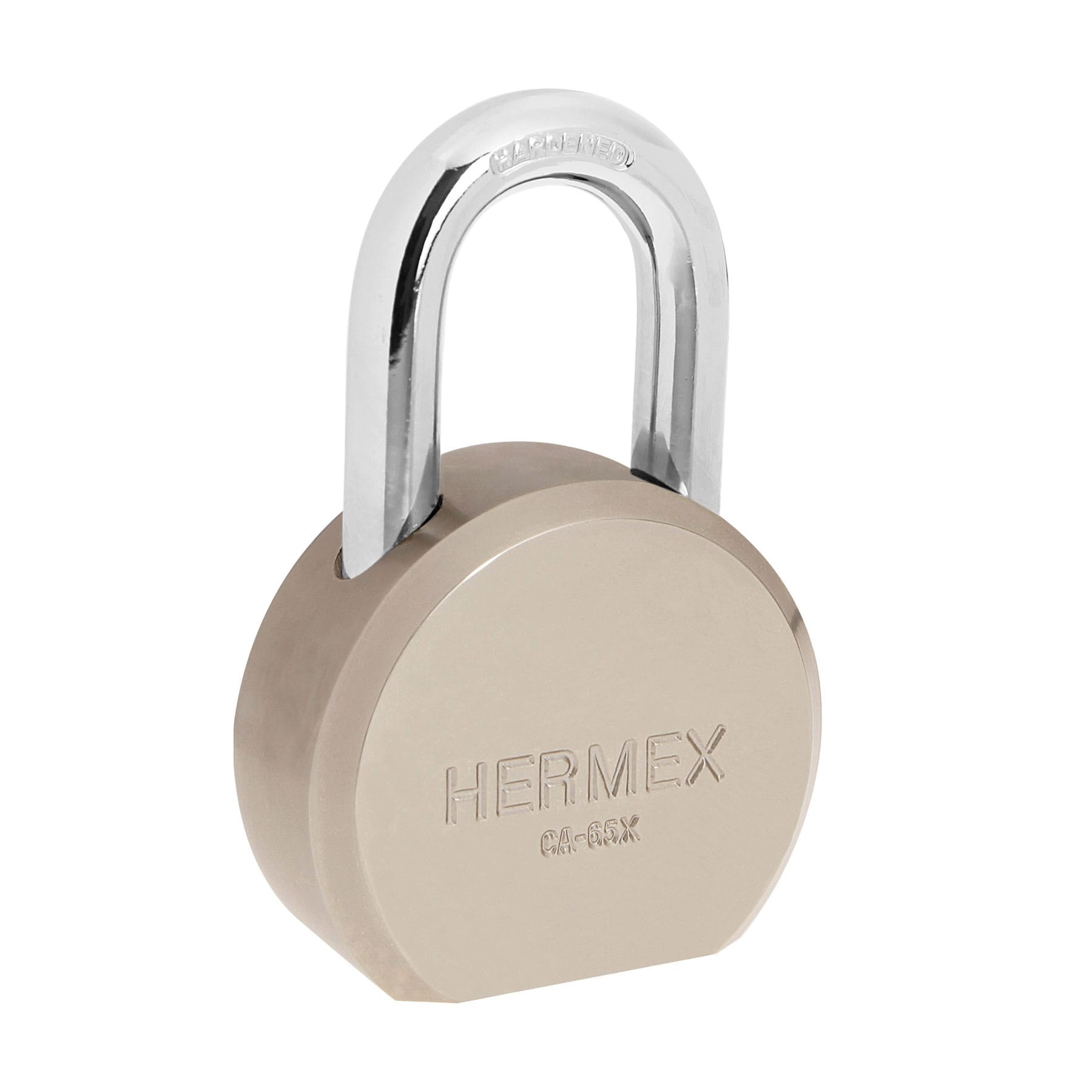 Candado Redondo 65 mm Maxima Seguridad Llave Tetra Hermex Gancho Corto