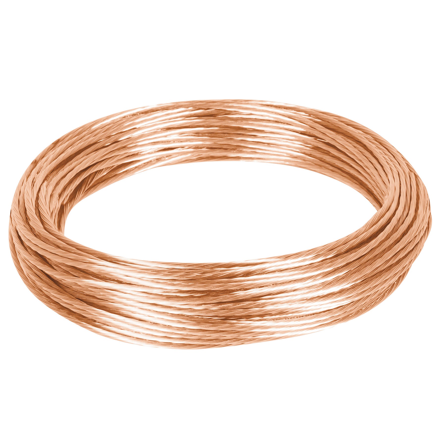 Cable Desnudo de Cobre Calibre 12 AWG Volteck Rollo 25 Mts