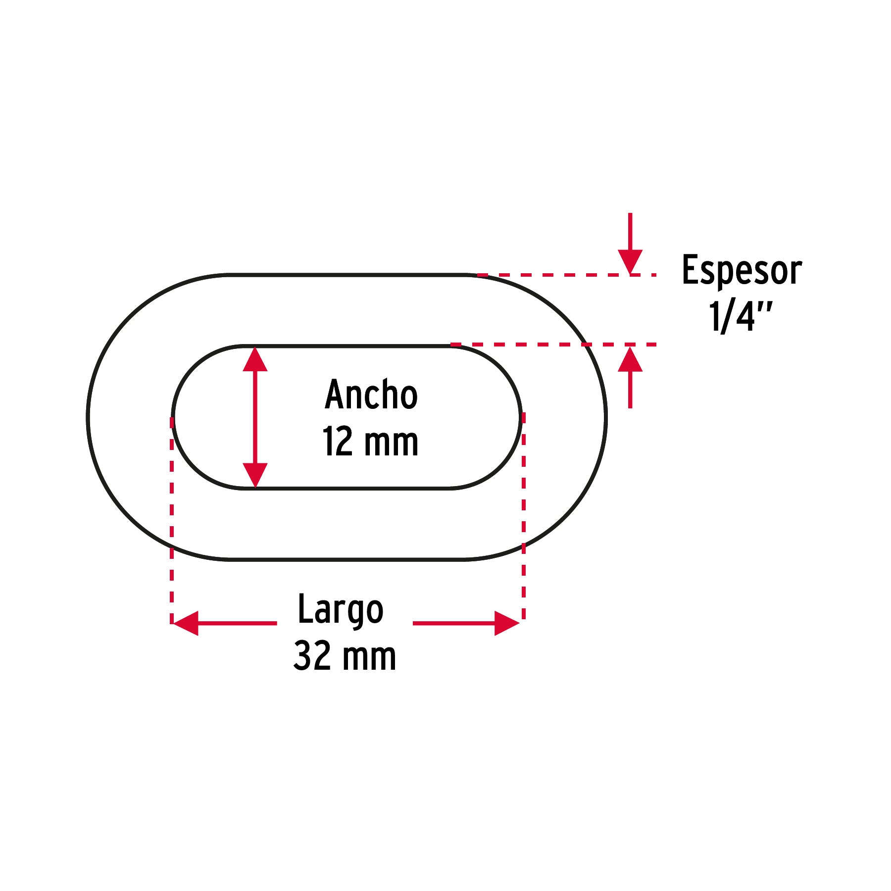 Cadena Pulida de 1/4" (6 mm) Fiero Cubeta 35 Metros