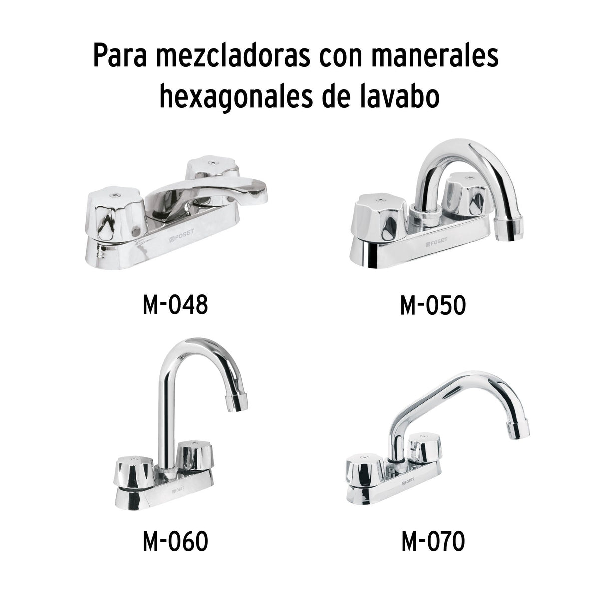 Juego de 2 Cartuchos Ceramicos para Mezcladoras FOSET