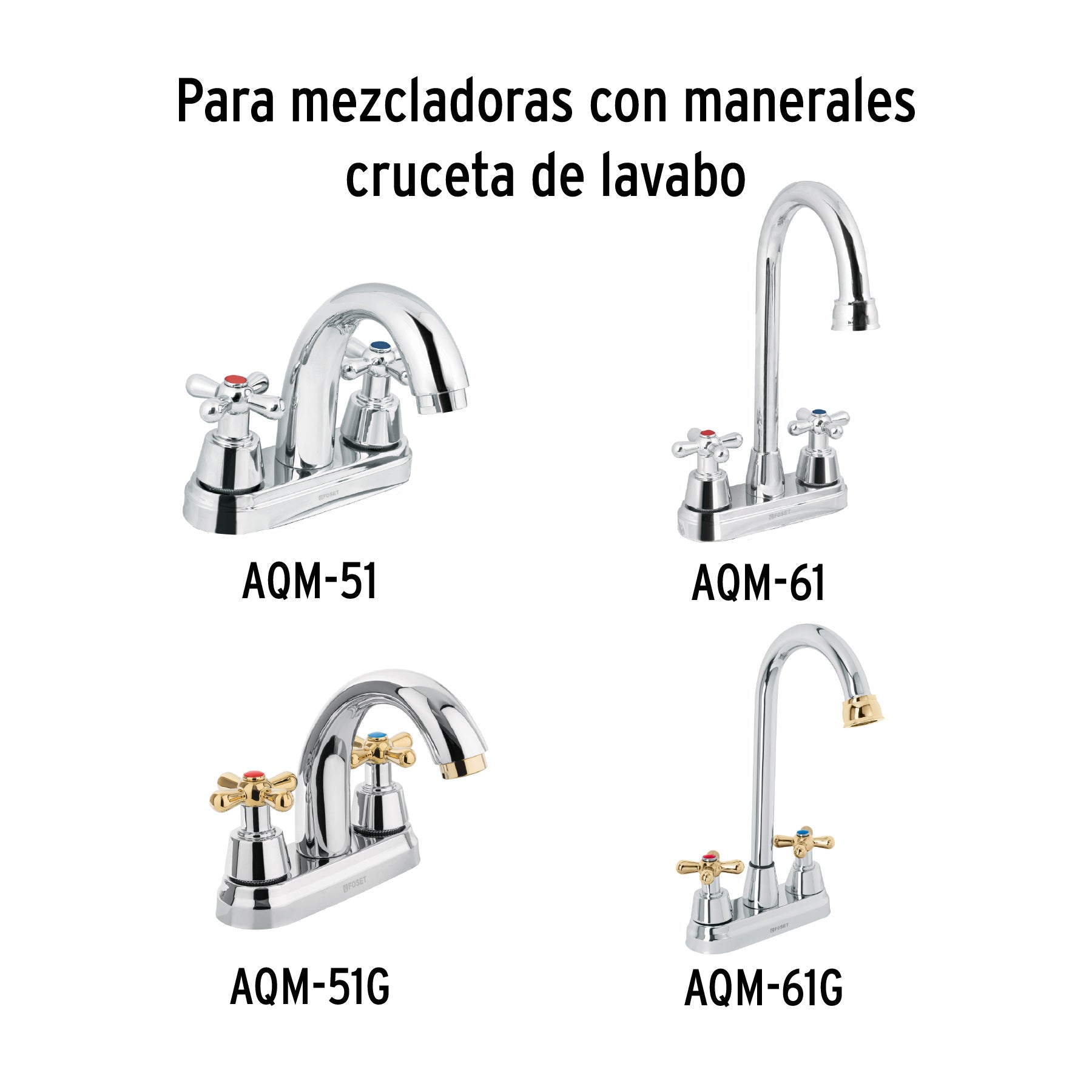 Juego de 2 Cartuchos Ceramicos para Mezcladoras FOSET TUBIG