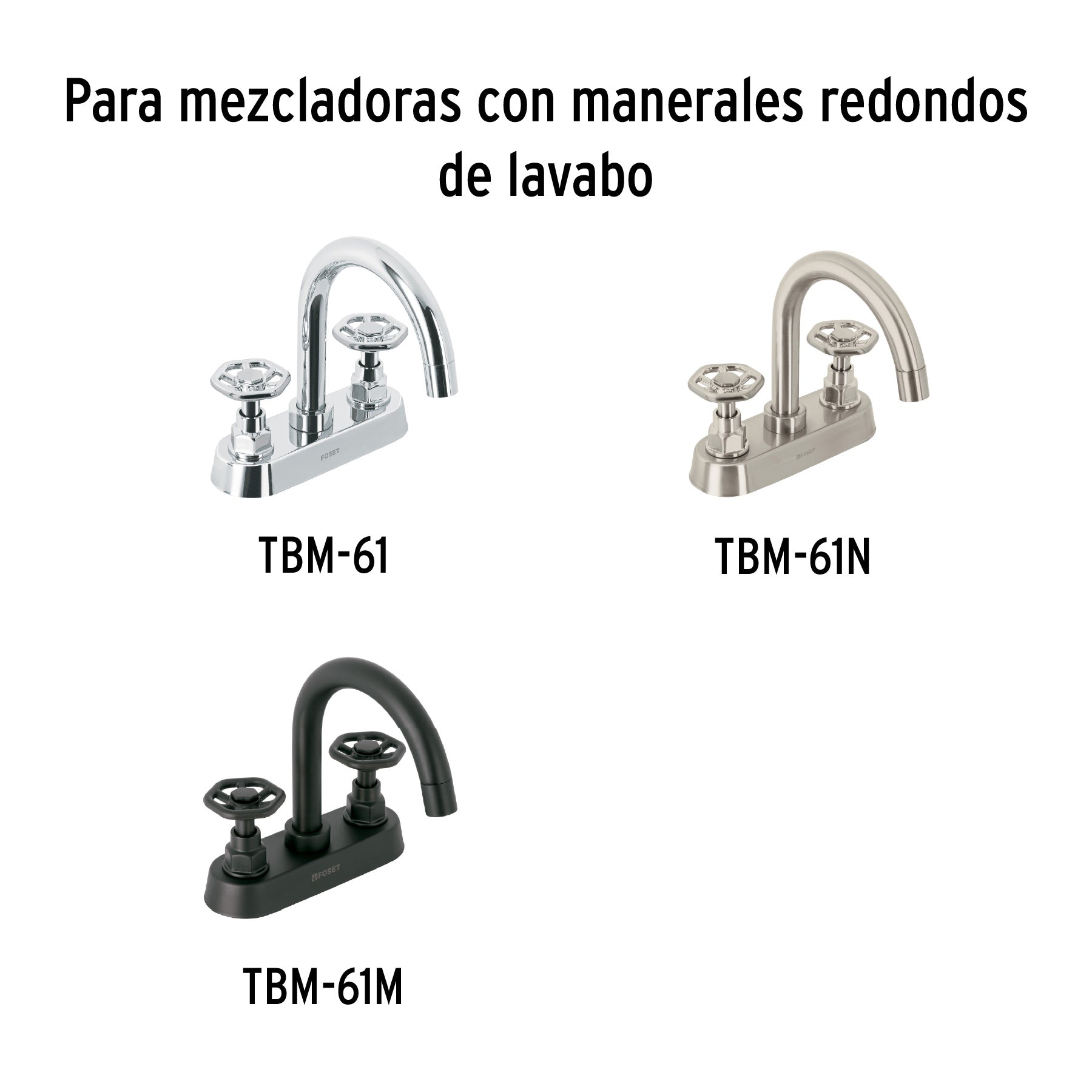 Juego de 2 Cartuchos Ceramicos para Mezcladoras FOSET TUBIG