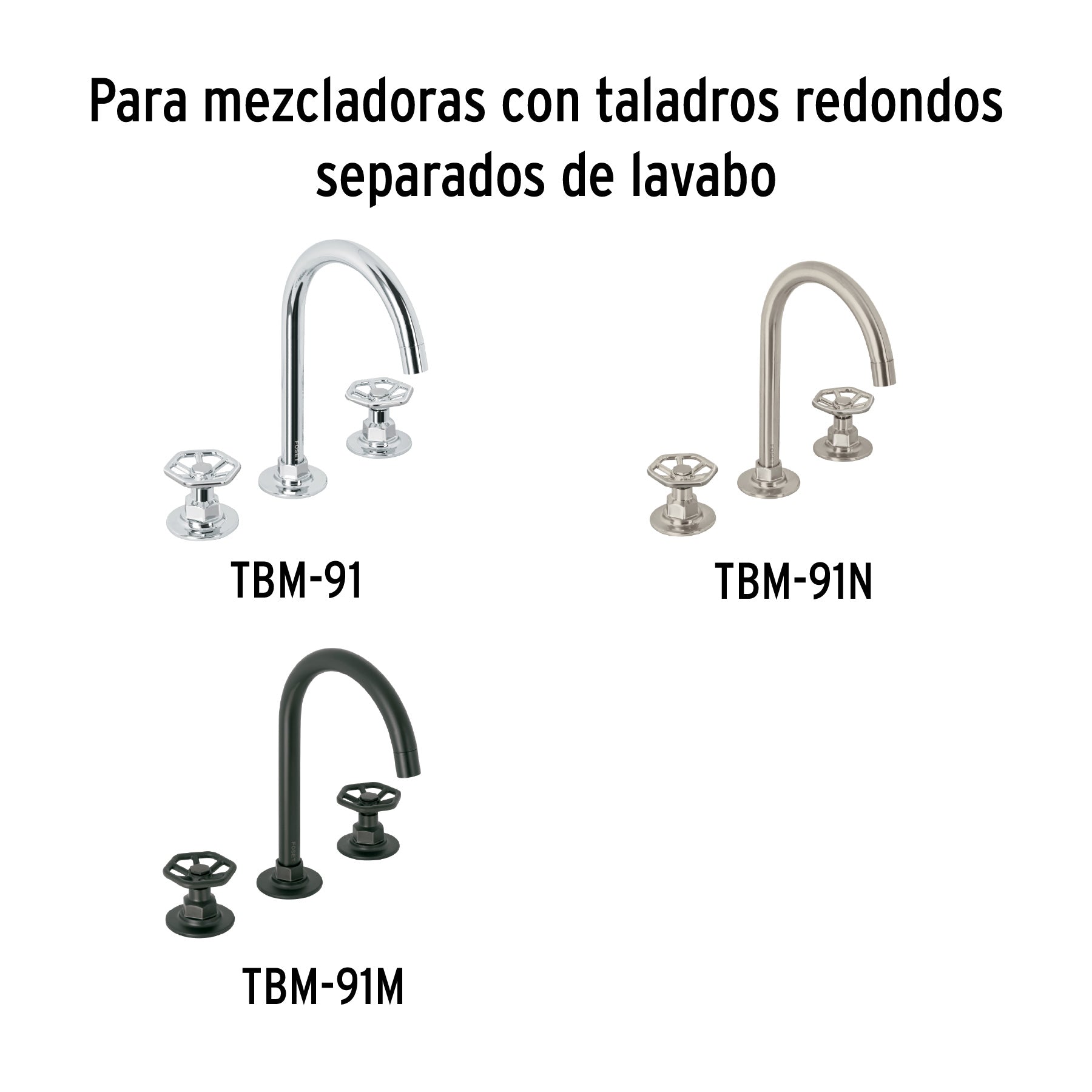 Juego de 2 Cartuchos Ceramicos para Mezcladoras FOSET TUBIG