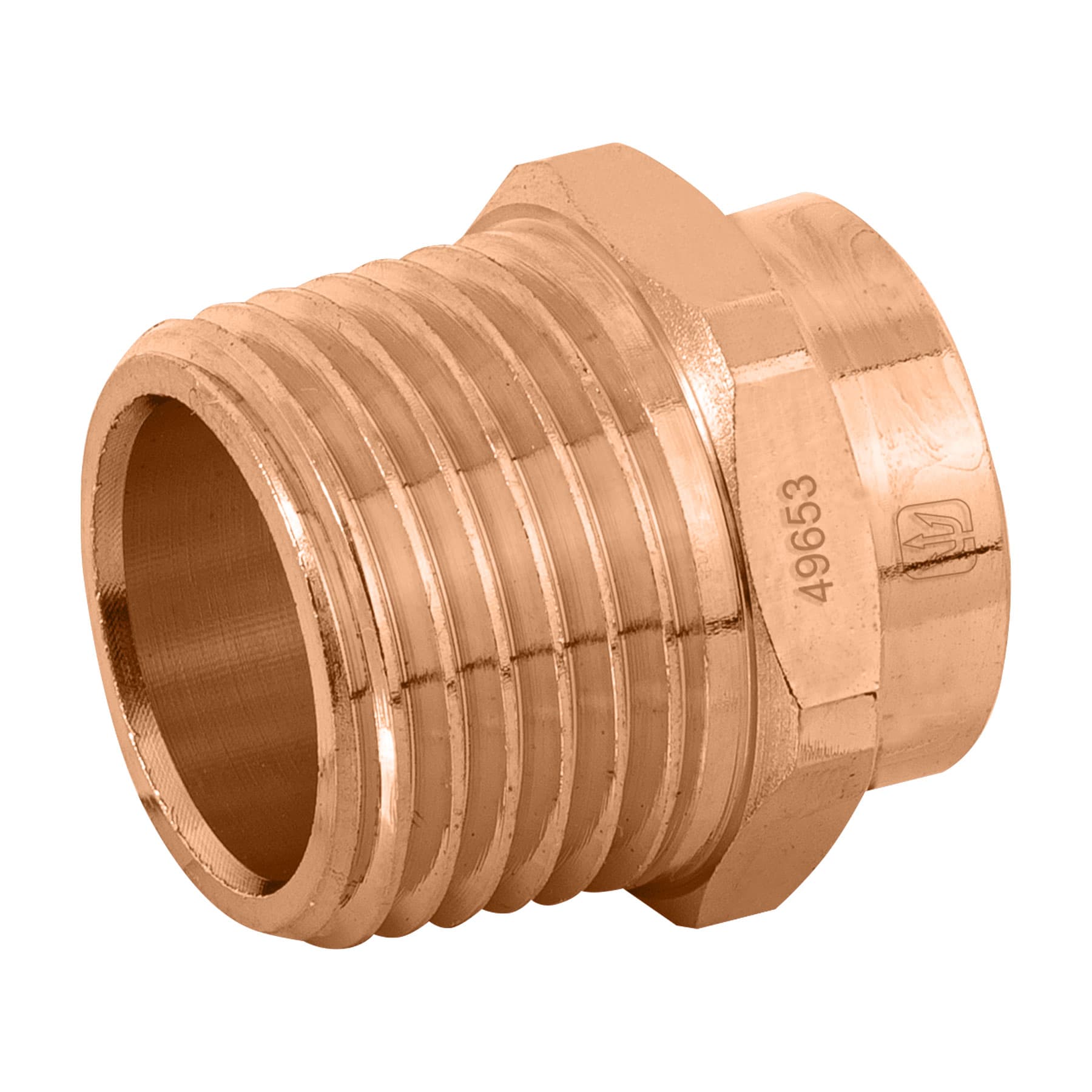 Conector Cobre Exterior 1/2" (13 mm) Foset