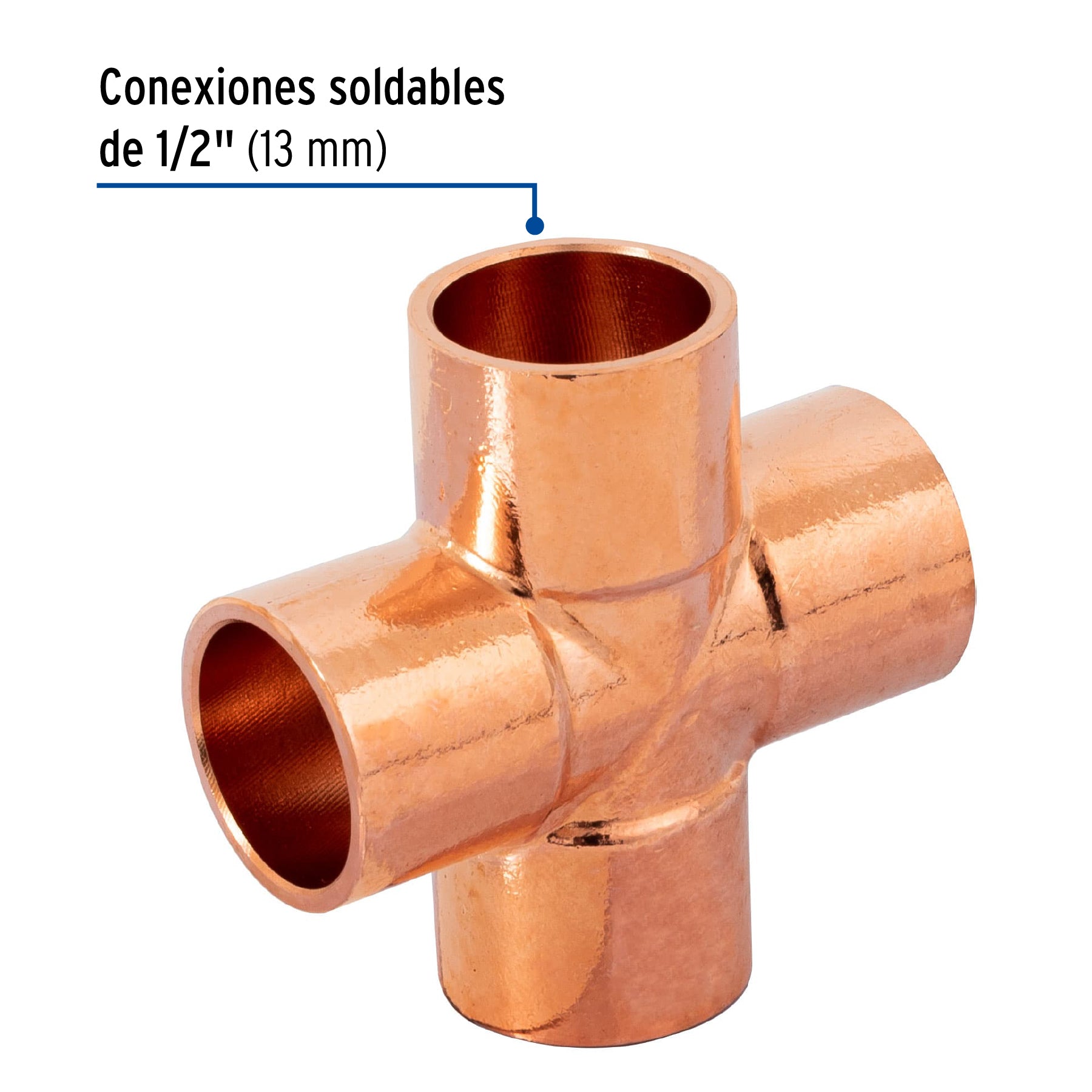Cruz Cobre 1/2" (13 mm) Foset