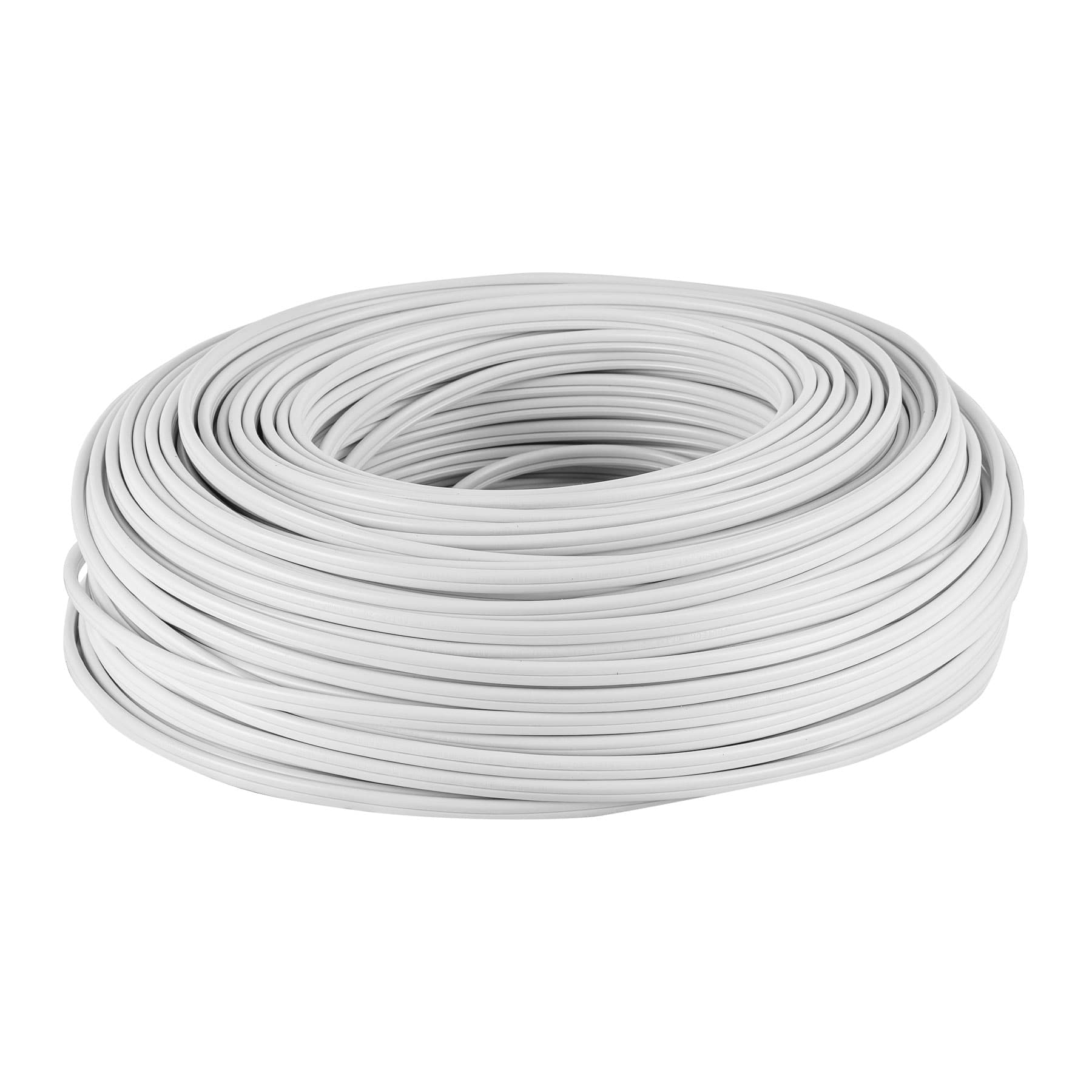 Cable Duplex Flexible 16 AWG Blanco Volteck Rollo de 100 Metros