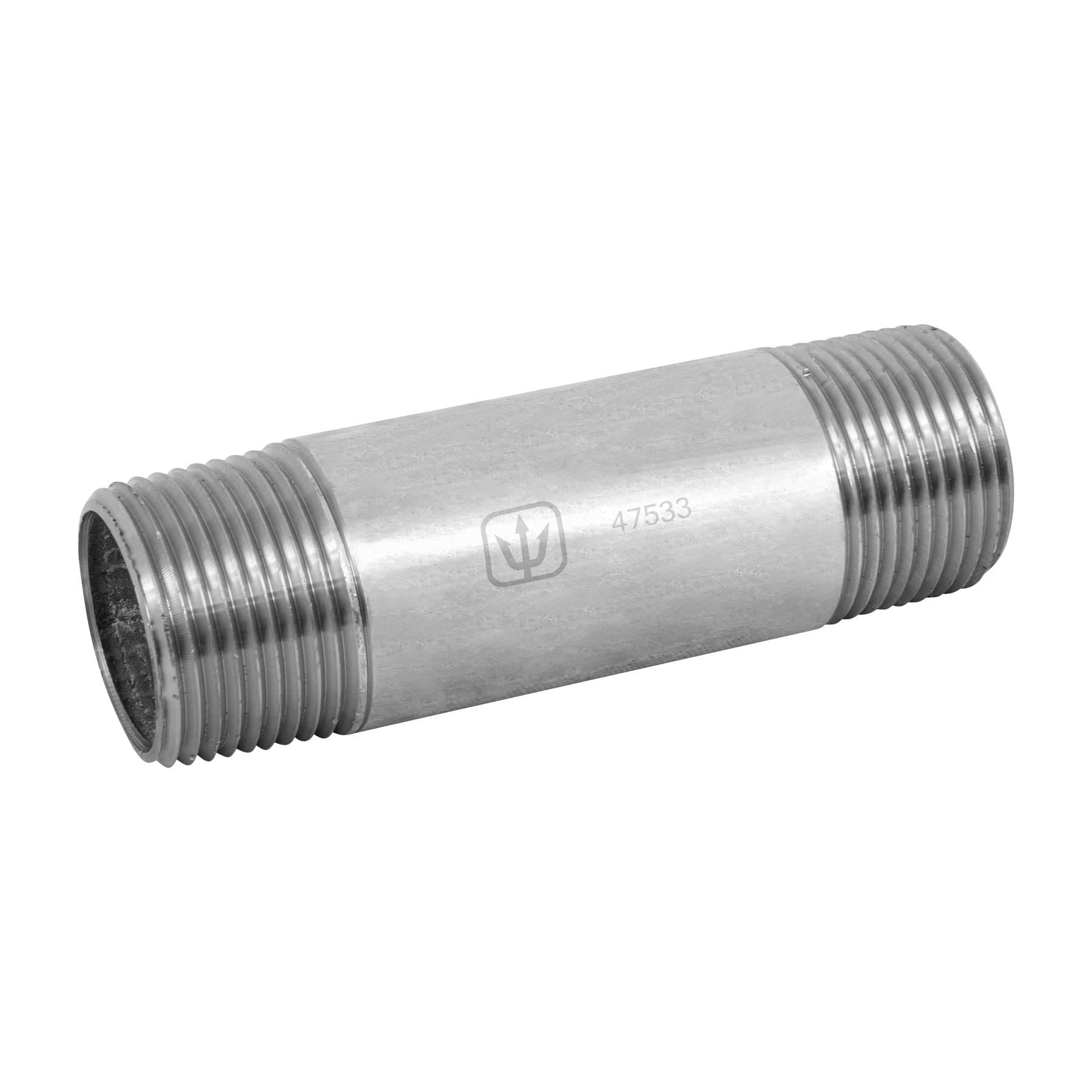 Niple Galvanizado 1" x 4" (25 mm x 10 cms) Galvaflow