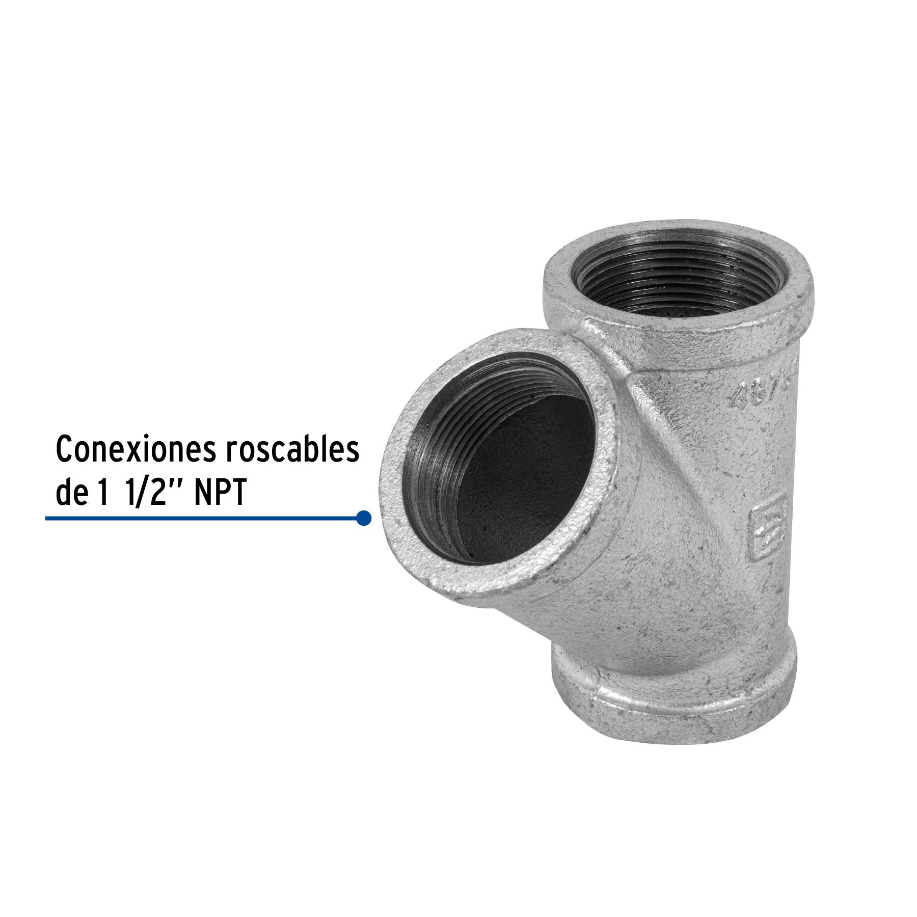 Yee Galvanizada 1"1/2 FOSET