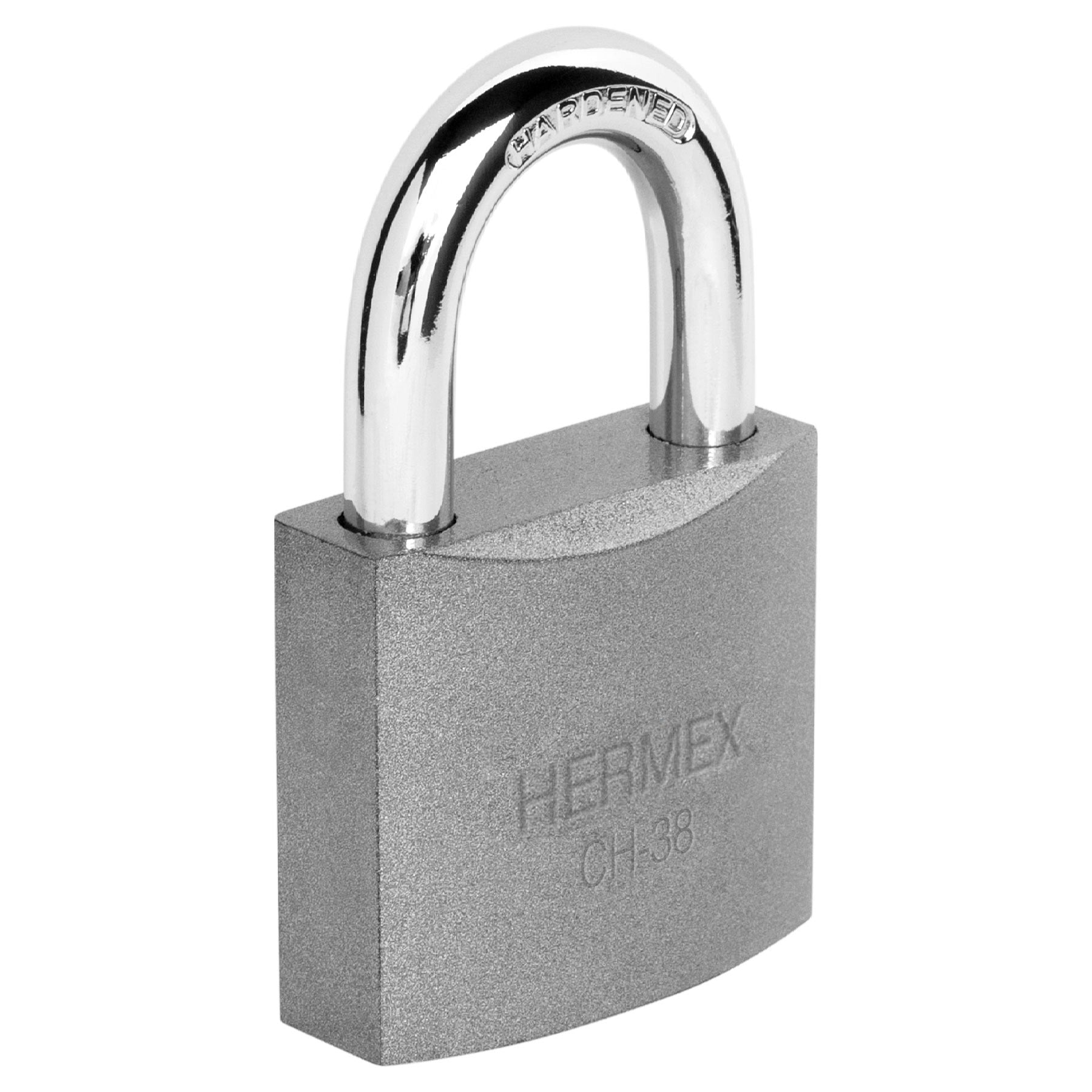 Candado de Hierro 38 mm Gancho Corto Blister Hermex