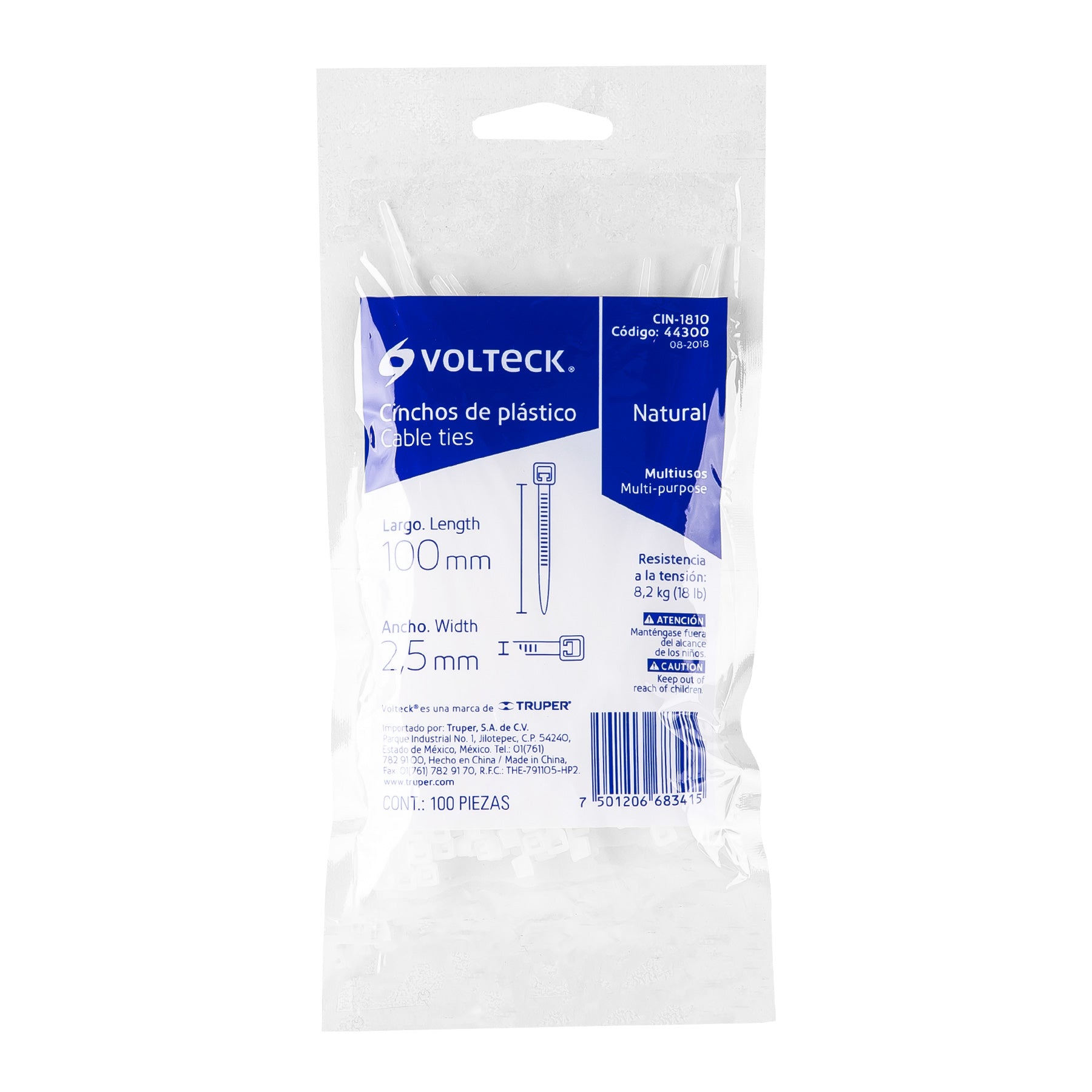 Witte kabelbinders met markeringslabel 100mm lang x 2.5mm | B.V Witte kabelbinders met markeringslabel 100mm lang x 2.5mm | B.V
