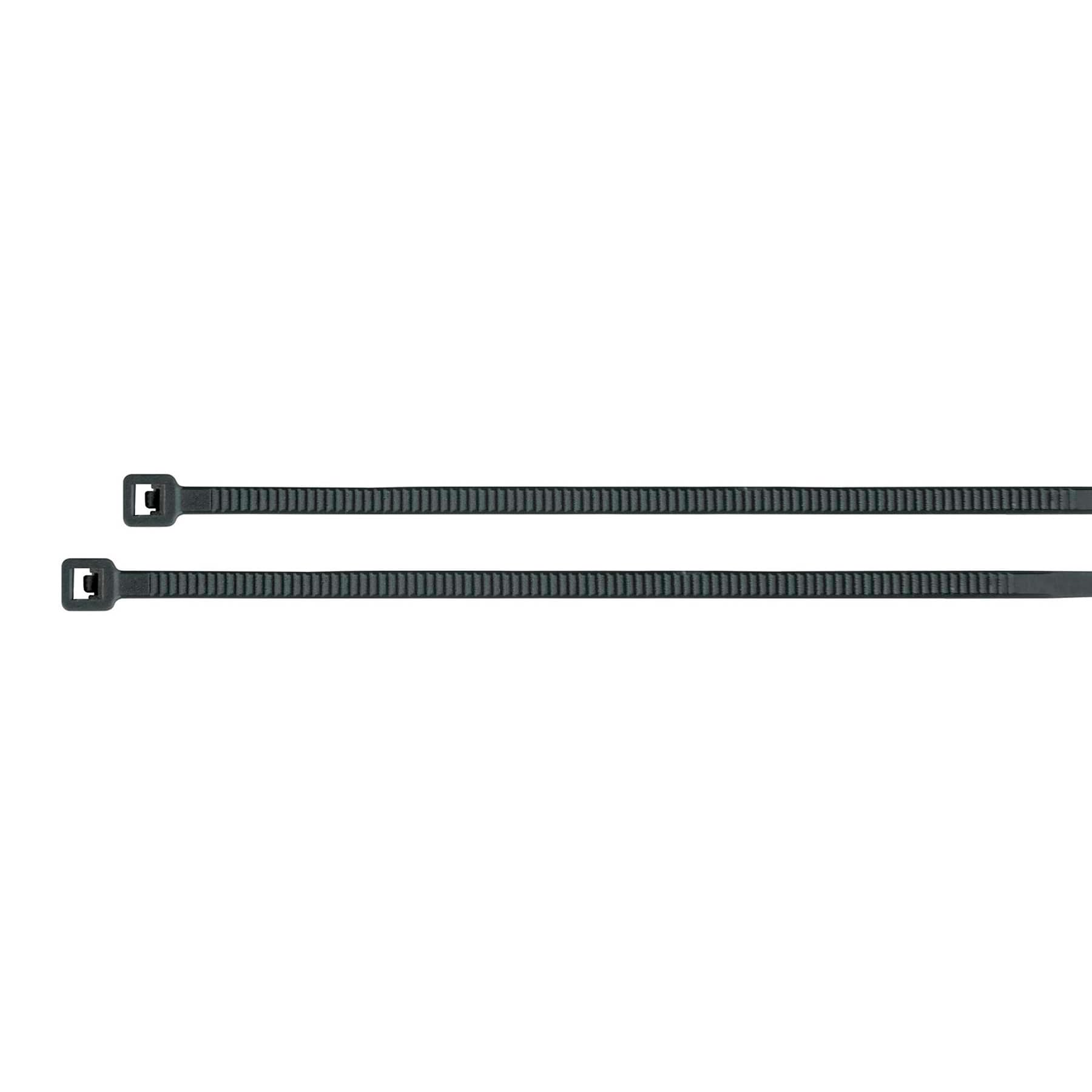 Cincho Plastico Negro 20 cm x 2.5 mm por Pieza Volteck