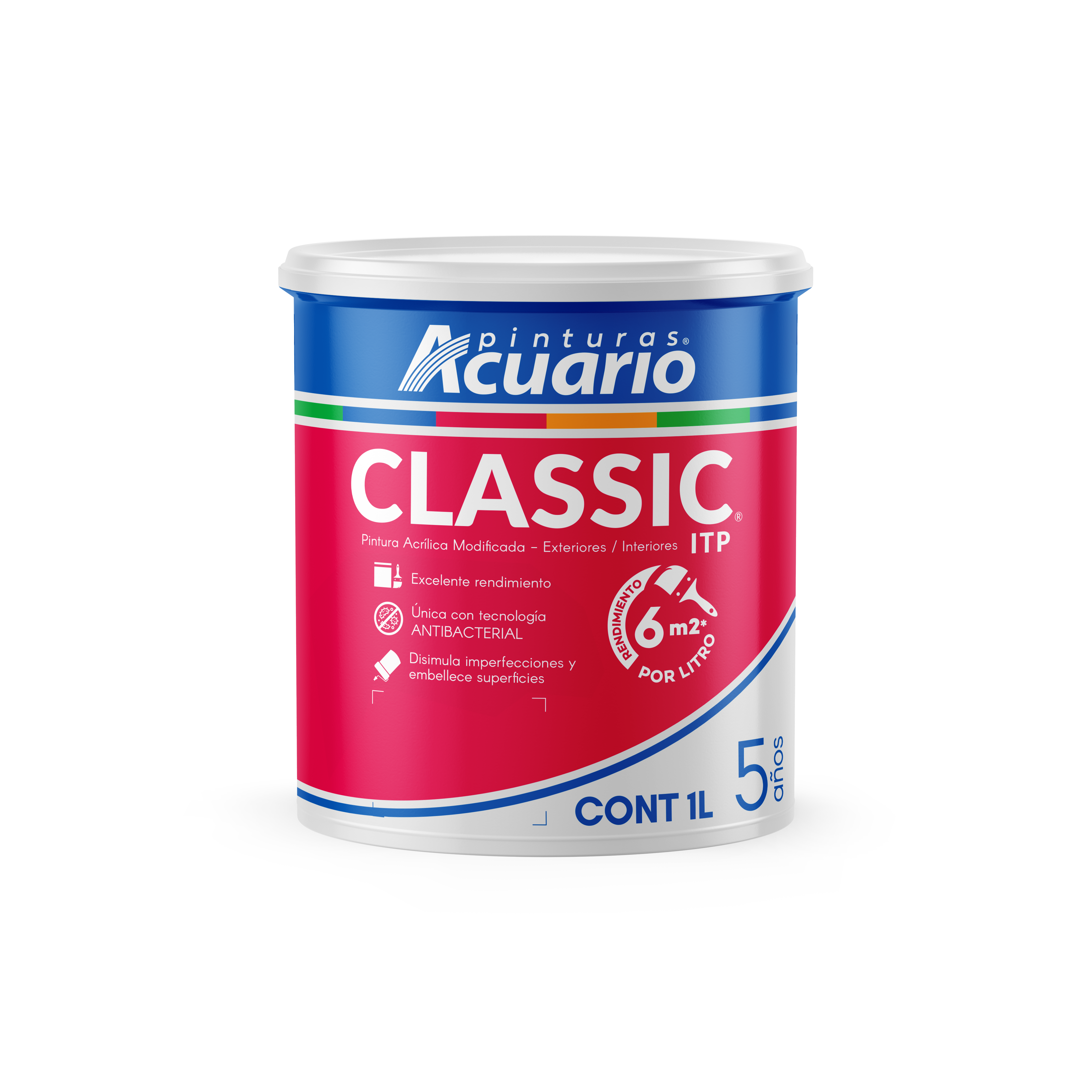 Vinilica Acuario Classic Blanco Bote 1 Litro