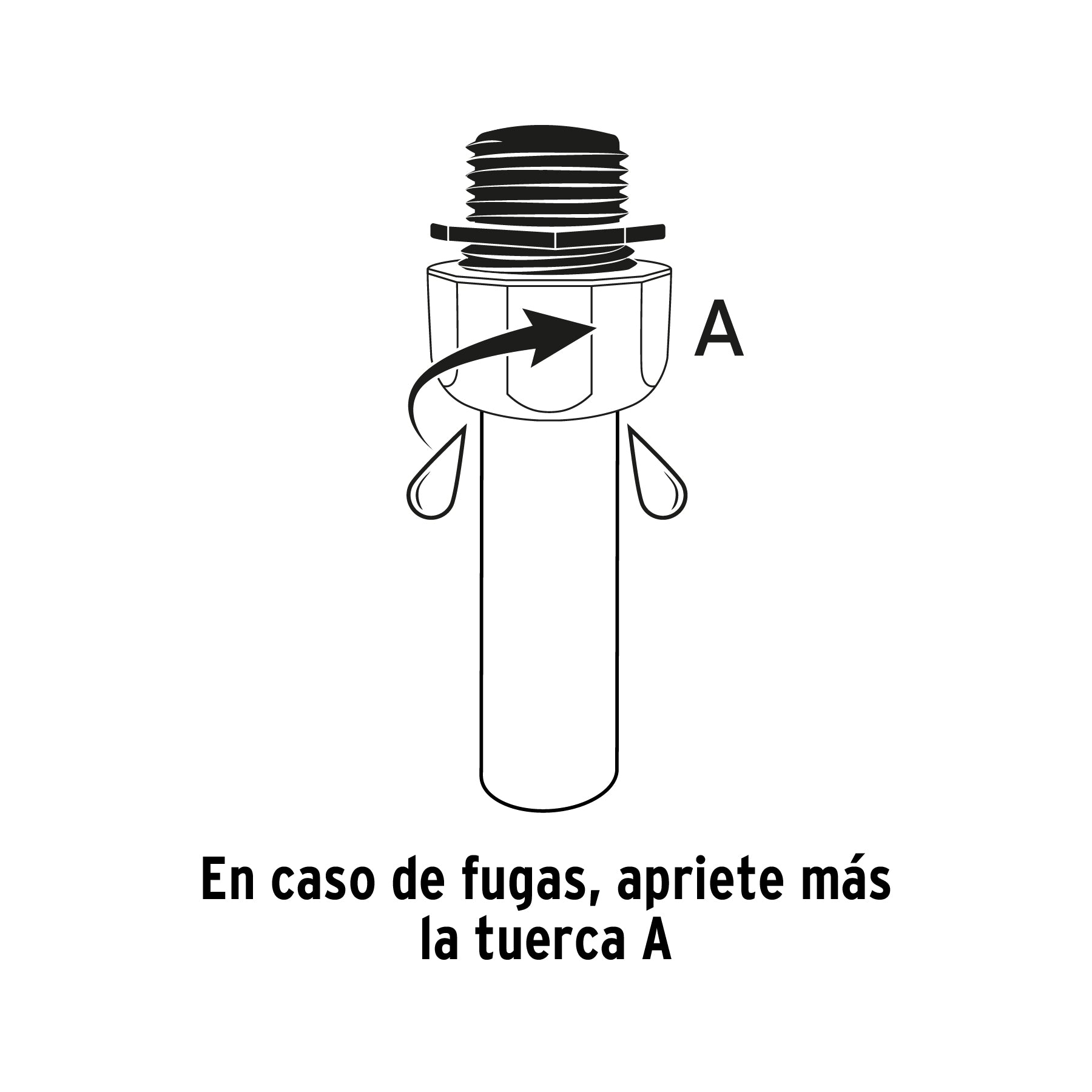 Conector para Manguera Macho de ABS 1/2" Truper