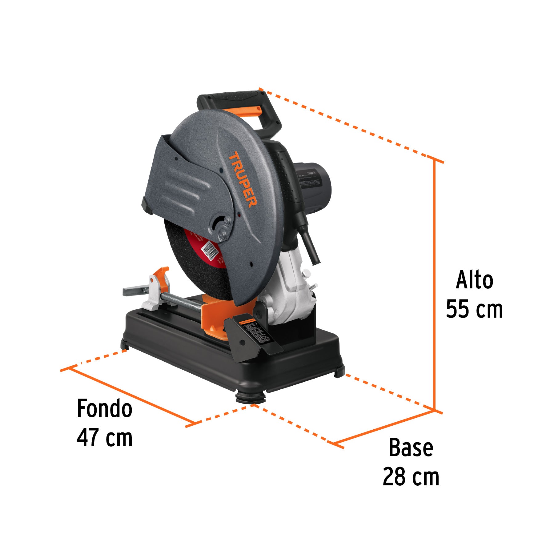 Cortadora de Metales 14" 2,200 Watts Truper Industrial