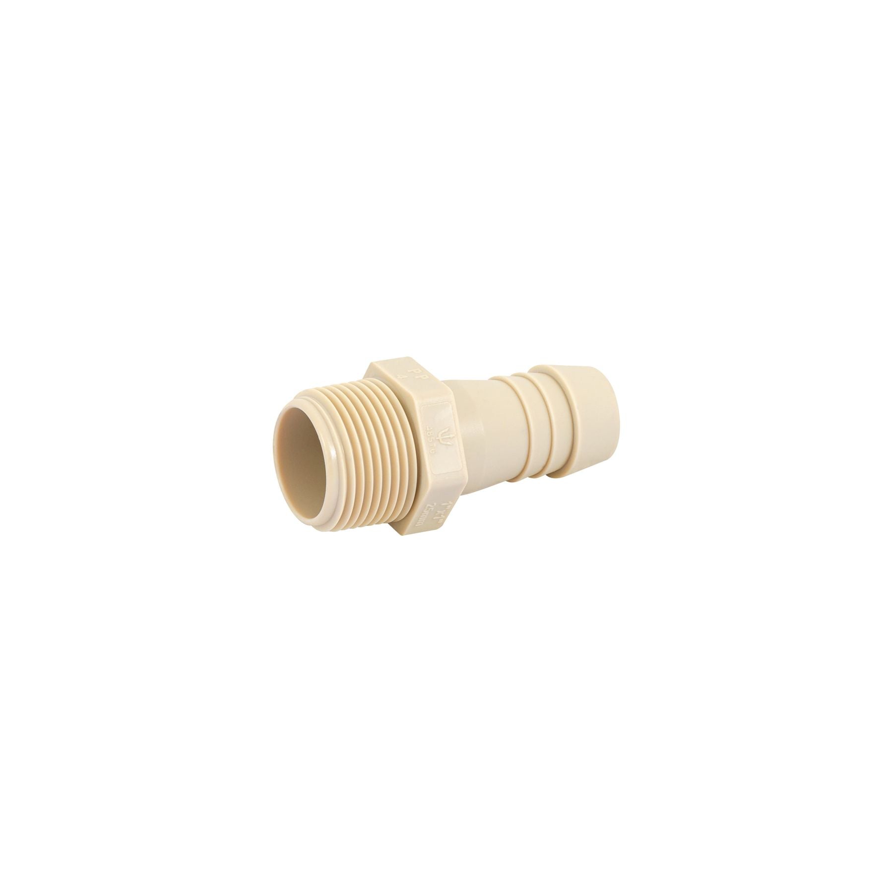 Conector Exterior Espiga de Polipropileno 1" X 1"