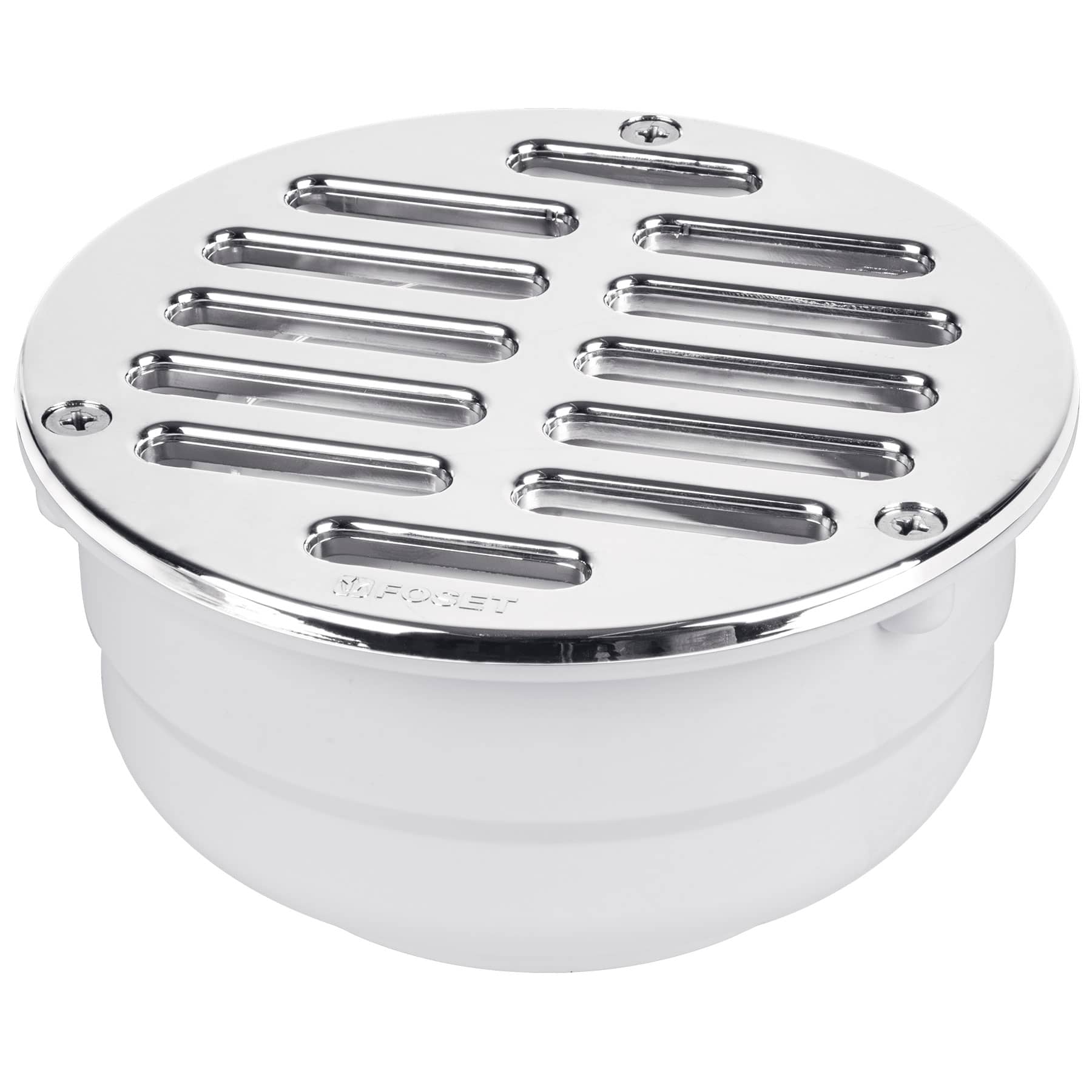 Coladera PVC Sanitario Universal con Tornillos Foset