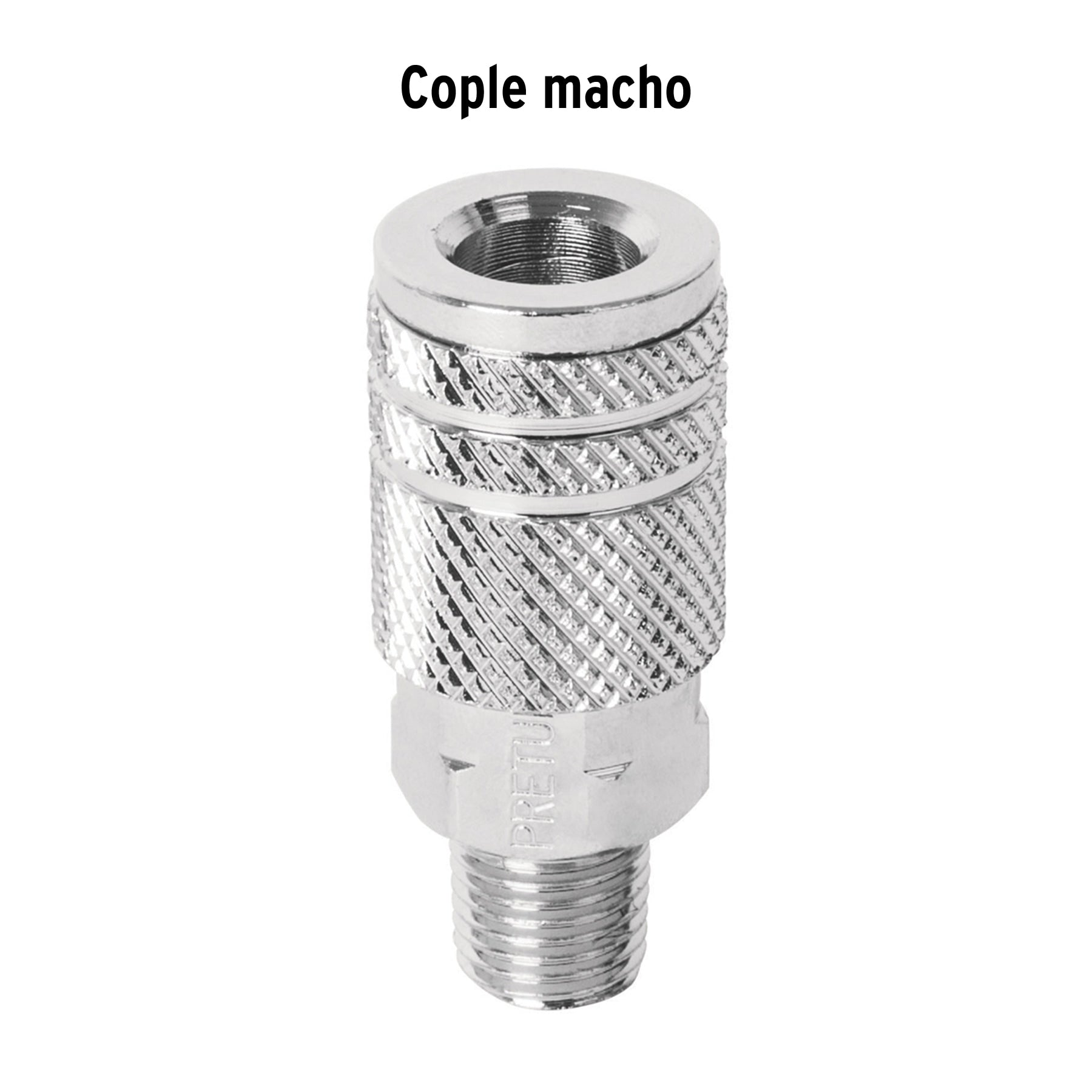 Cople Rapido Macho 1/4" Pretul
